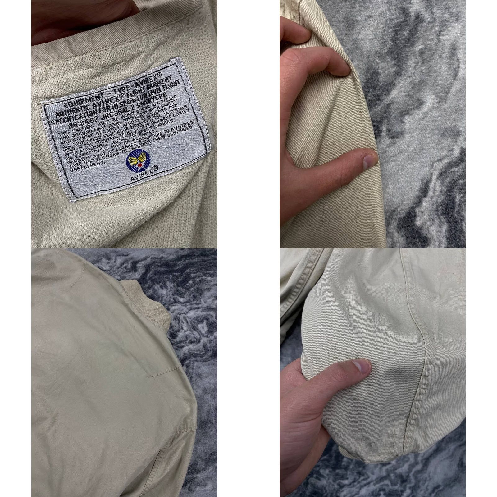 Avirex VINTAGE Avirex Bomber Jacket Men Size M Beige Made In Japan Size US M / EU 48-50 / 2 - 10 Thumbnail