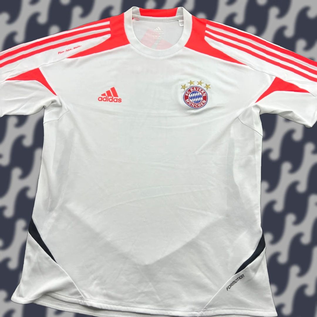 Adidas adidas Bayern Munich Jersey Shirt Mens Small White Football Training Formotion Size US S / EU 44-46 / 1 - 1 Thumbnail