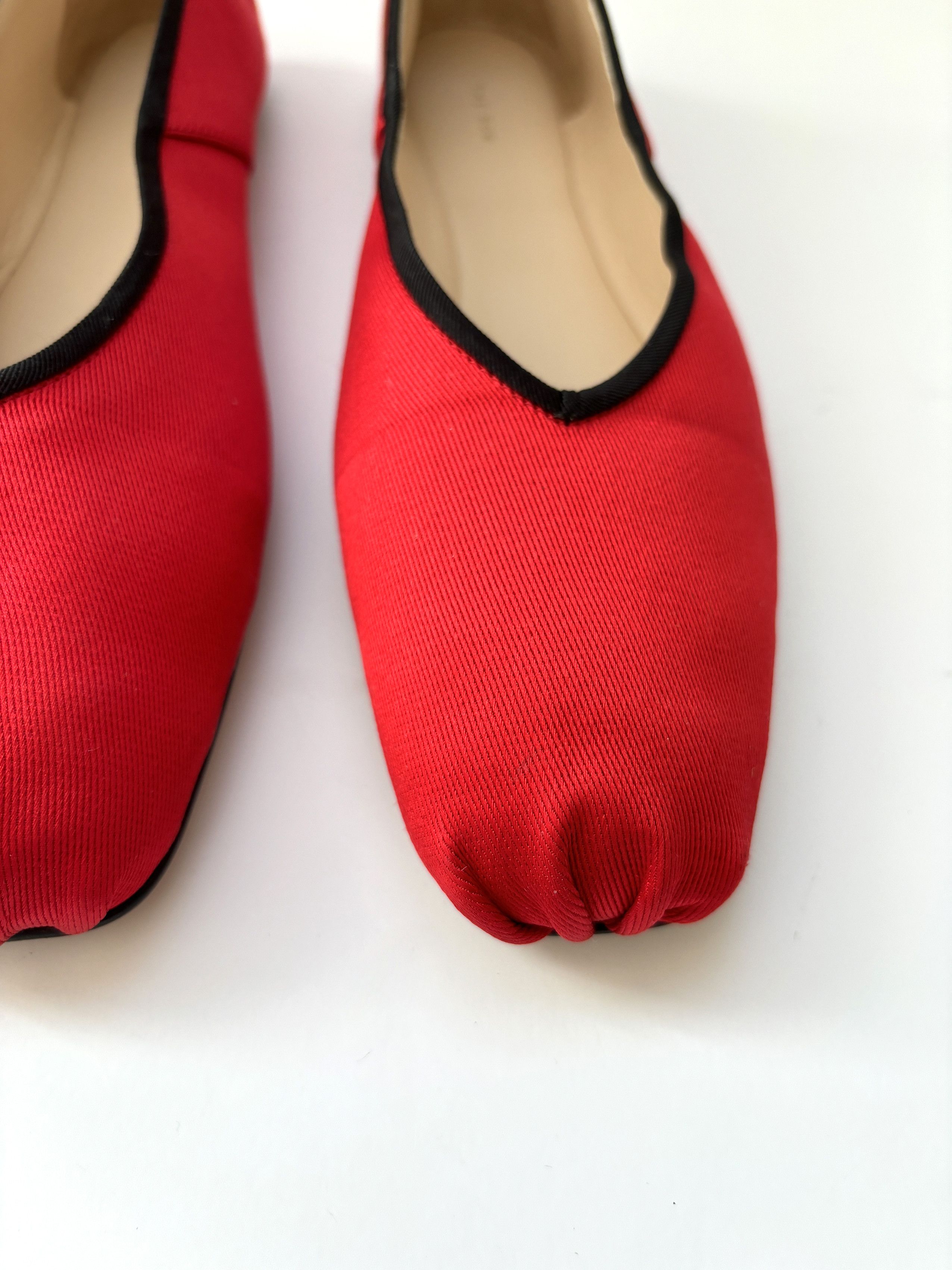 The Row ⚡️QUICK SALE⚡️The Row Red Satin Ballet Flats Size US 5.5 / IT 35.5 - 11 Thumbnail