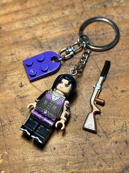 Cartoon Network × Handmade irritated studio arcane caitlyn vi anime keychain minifigure Size ONE SIZE - 6 Thumbnail