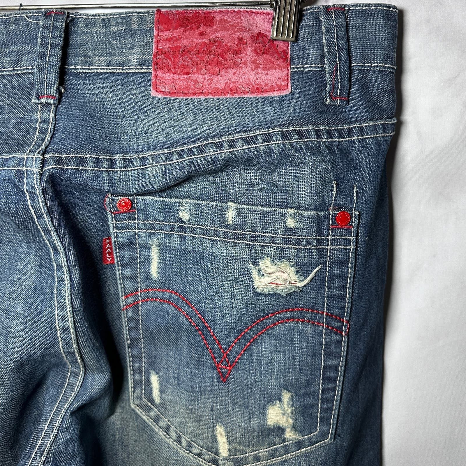 CLOT × Levi's KZKLOT Distressed Blue Denim Size US 34 / EU 50 - 11 Thumbnail