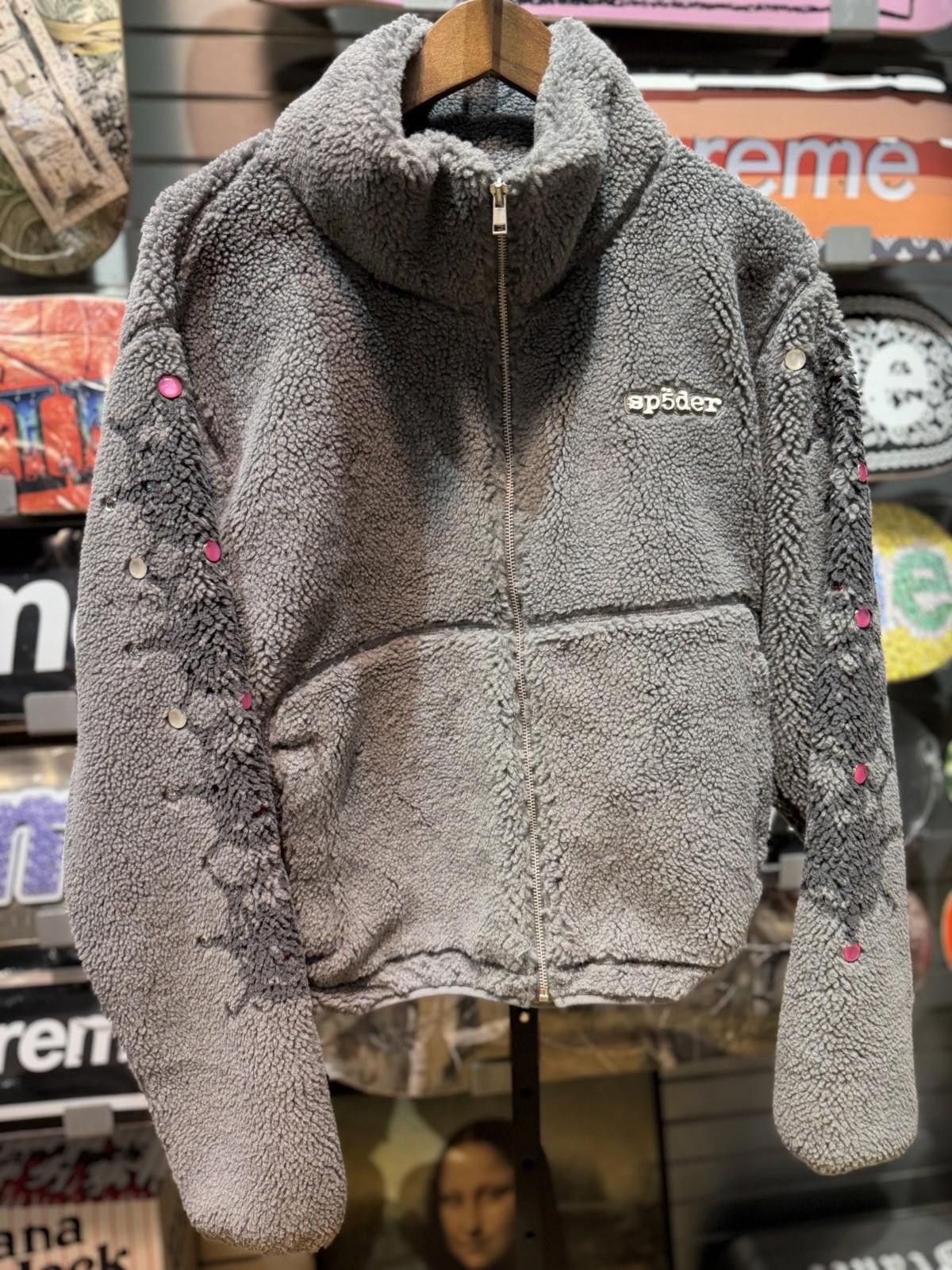 Sp5der Sp5der Worldwide Fleece Webstone Teddy Zip Up Medium NEW Size US M / EU 48-50 / 2 - 2 Thumbnail