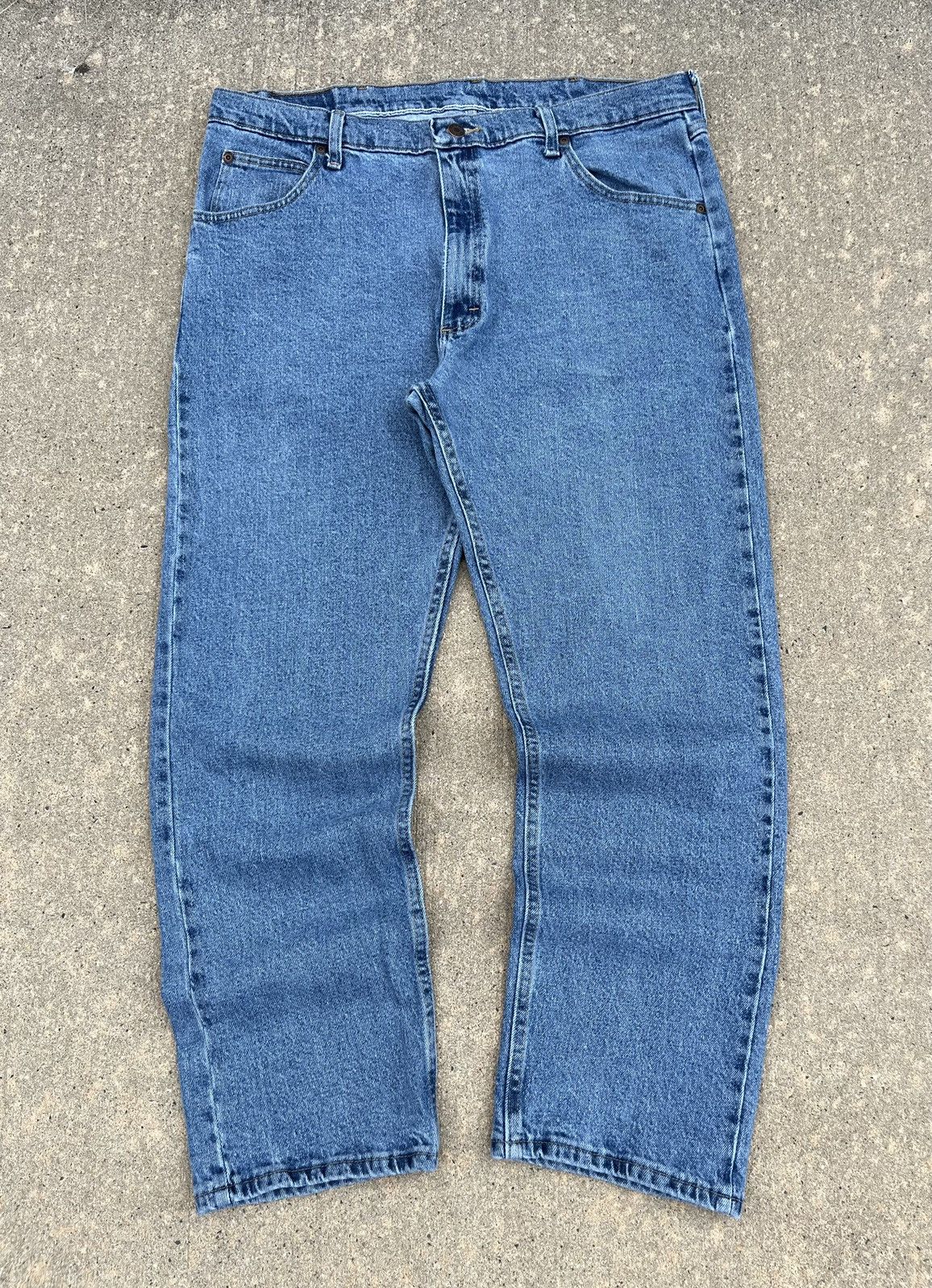 JNCO × Vintage × Wrangler Crazy Vintage Y2K Wrangler Baggy Jeans Size US 38 / EU 54 - 1 Thumbnail
