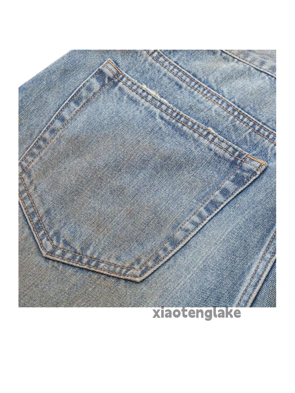 Designer × Jean × Vintage Unisex utility loose baggy skate carpenter stain shorts Size US 36 / EU 52 - 6 Thumbnail
