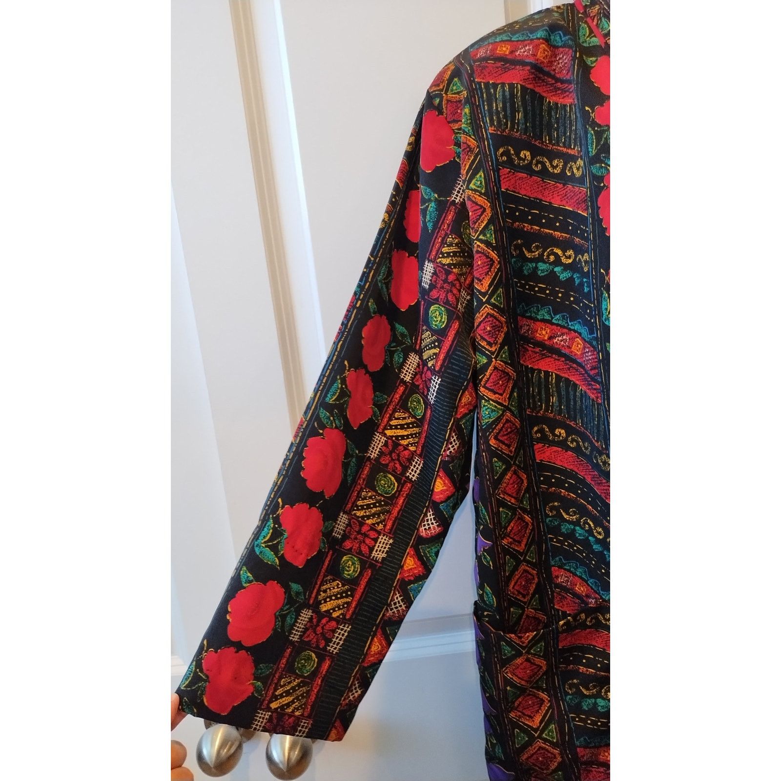 Other Exclusif by W Jacket Multicolor 1-Button Pockets Sz XL Size XL / US 12-14 / IT 48-50 - 4 Thumbnail