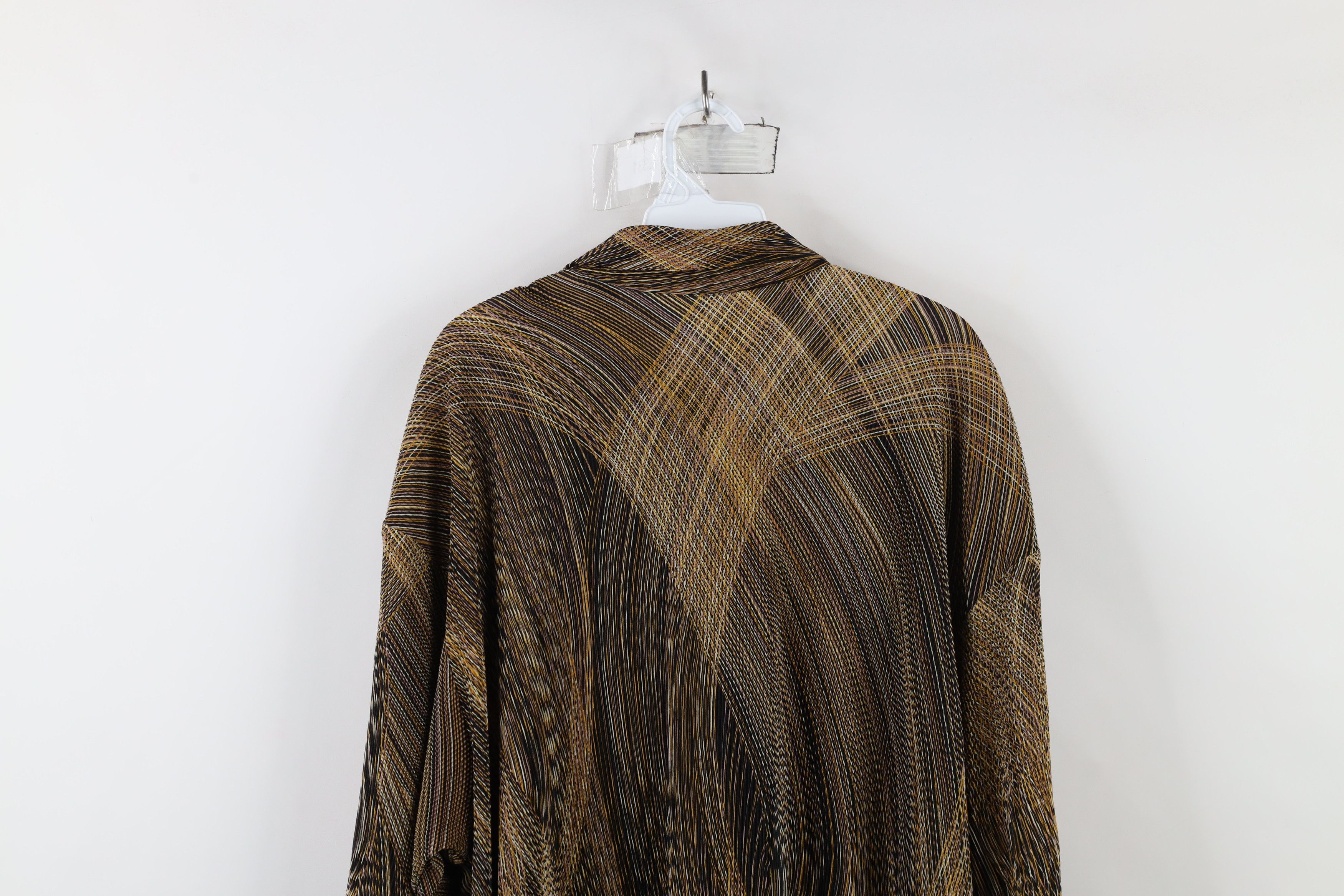 Vintage Vintage 90s Coogi Style Ribbed Baggy Fit Knit Button Shirt Size US XXL / EU 58 / 5 - 9 Thumbnail