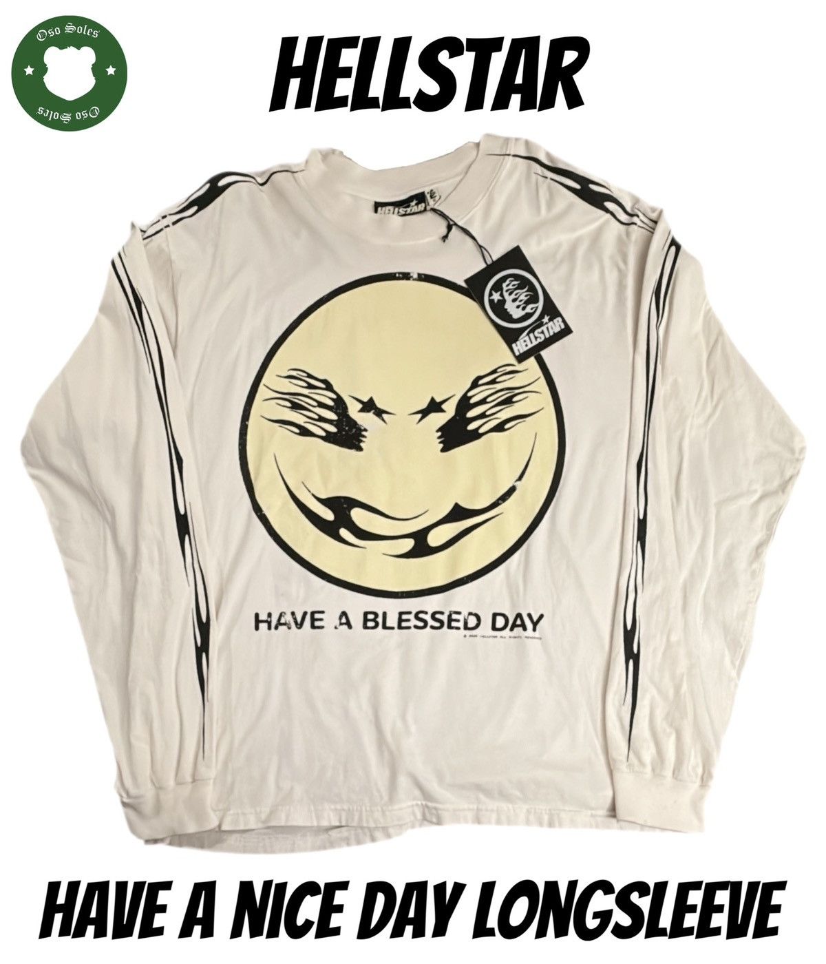 HELLSTAR Hellstar Have A Nice Day Longsleeve Shirt XL Size US XL / EU 56 / 4 - 1 Thumbnail