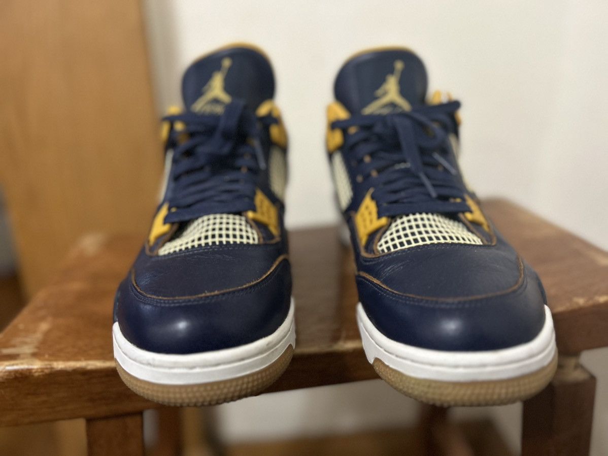 Jordan Brand Air Jordan Retro IV (4) Midnight Navy “Dunk From Above” Size US 13 / EU 46 - 3 Thumbnail