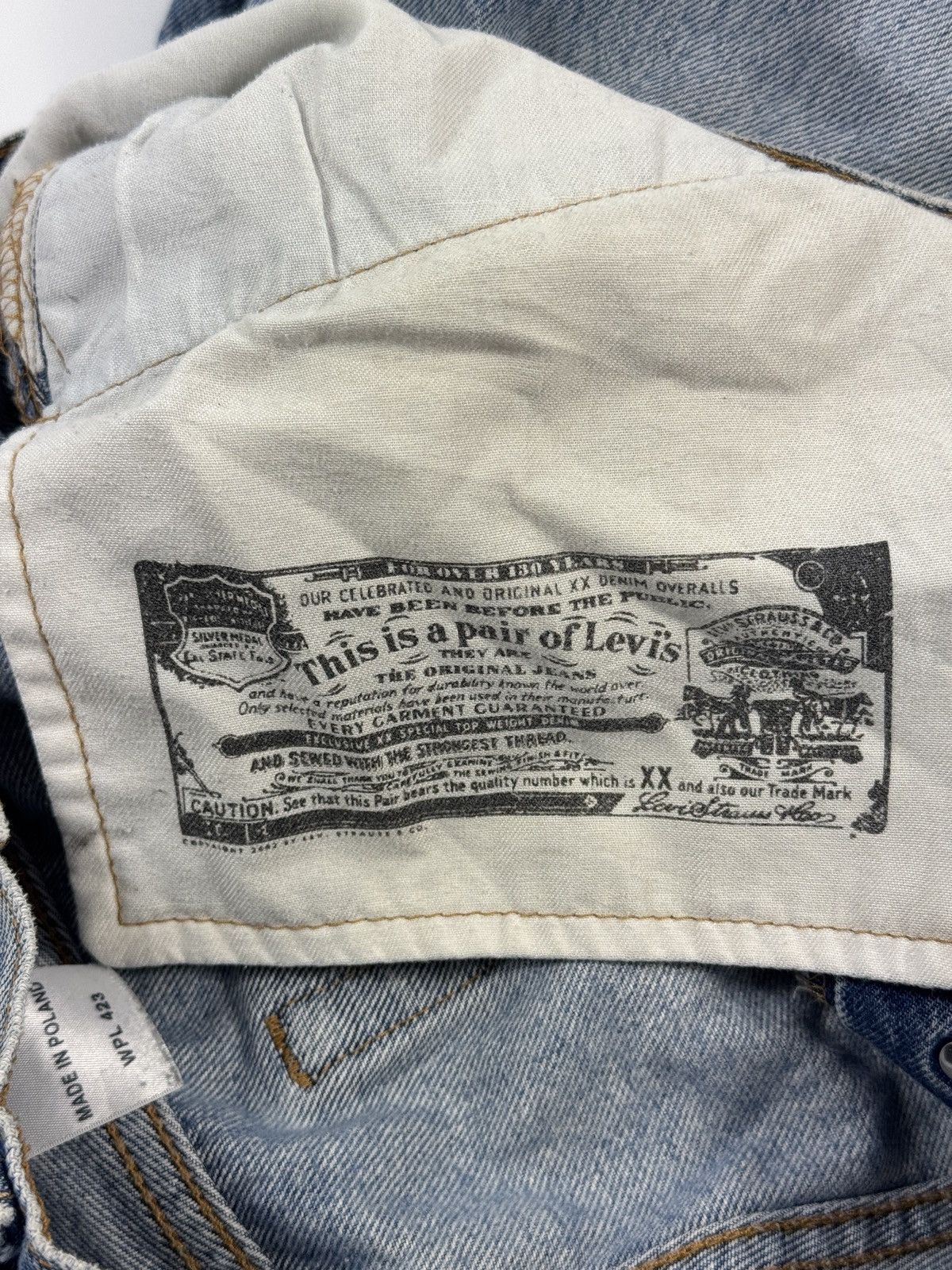 Levi's LEVI’S 501 DISTRESSED JEANS Size US 38 / EU 54 - 6 Thumbnail