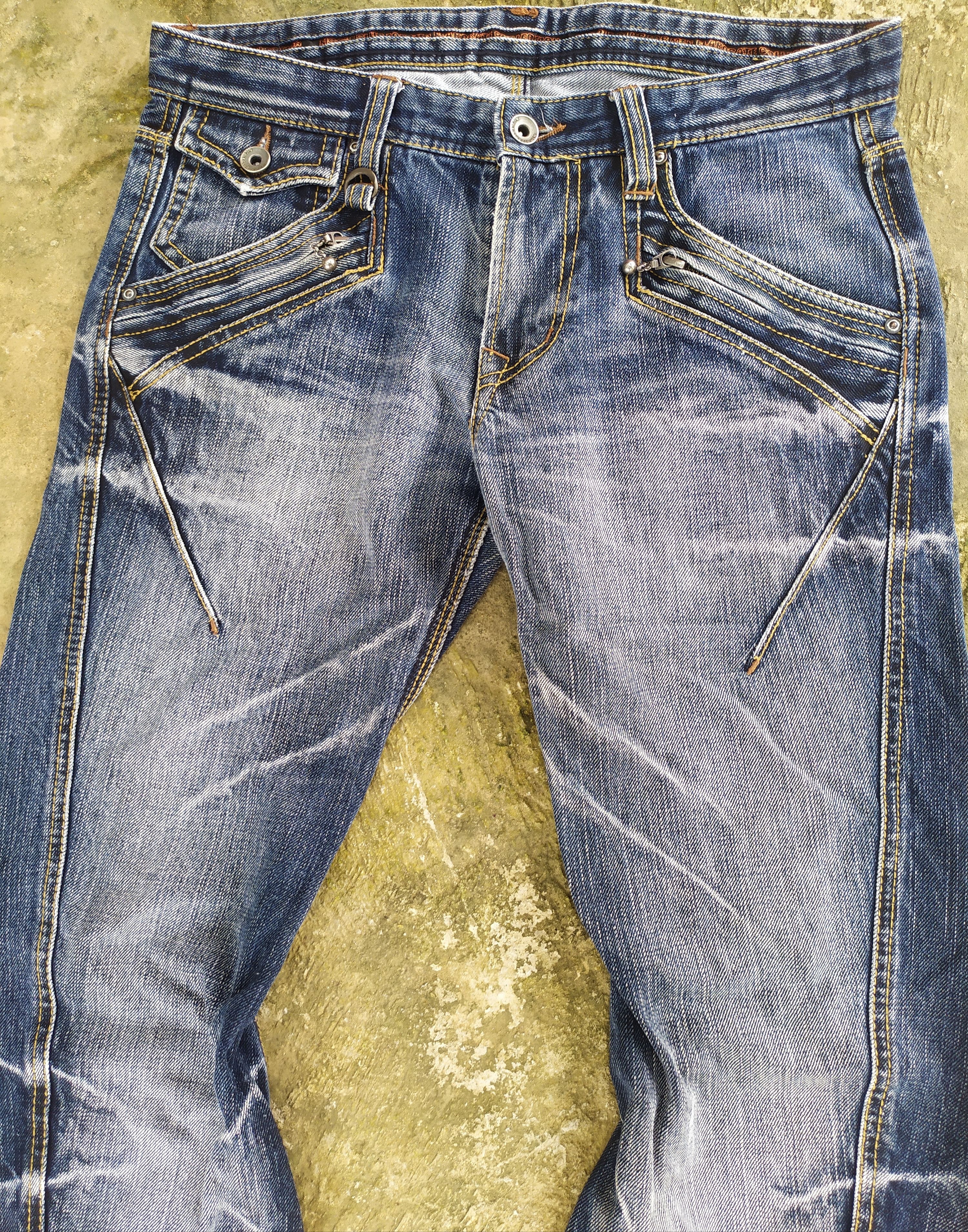Tornado Mart NCFM Nicole Club For Men Flared Denim Pants Size US 32 / EU 48 - 2 Thumbnail