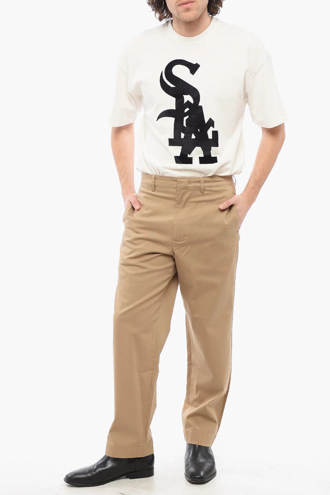 DEPARTMENT5 og1mm0326 Stretch Cotton Chino Pant in Beige Size US 30 / EU 46 - 4 Thumbnail