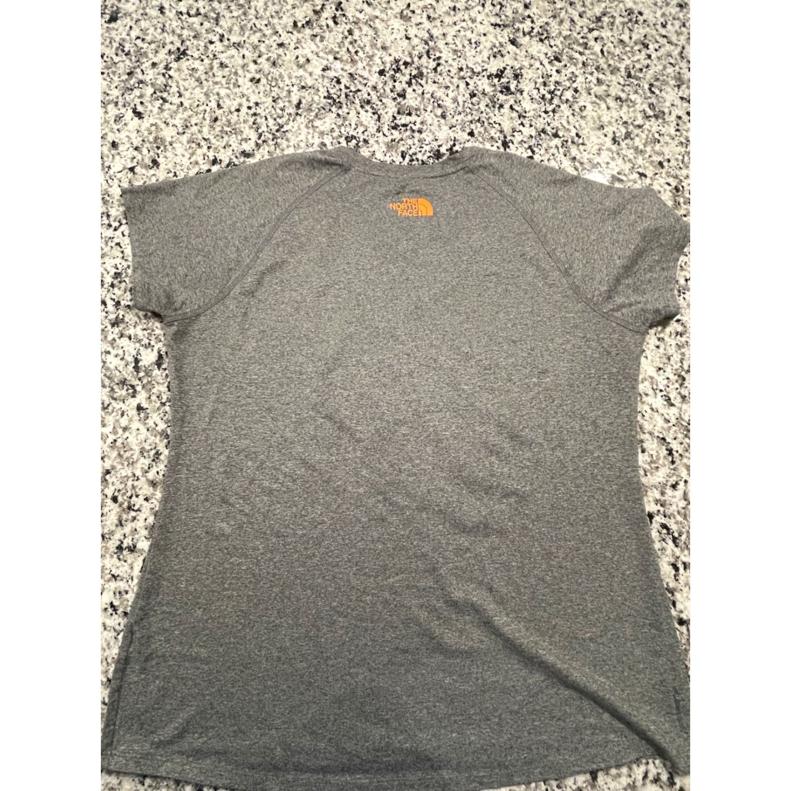 The North Face The North Face Shirt Large Woman’s Flower Print SS Active Fit Gray Orange Hiking Size L / US 10 / IT 46 - 3 Thumbnail