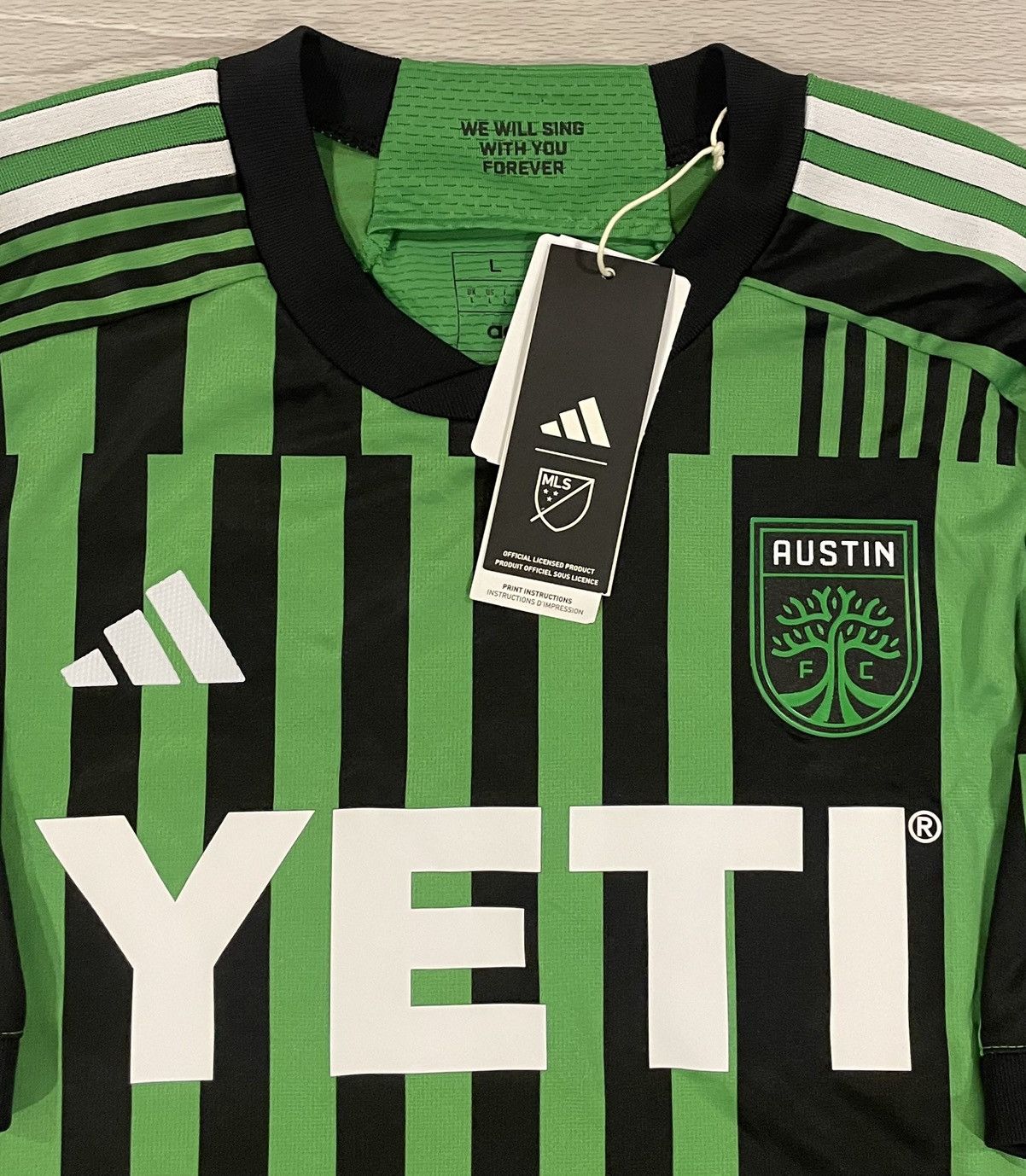 Adidas Adidas 2023/24 Austin FC Soccer Jersey HI1836 Men’s Large Size US L / EU 52-54 / 3 - 2 Thumbnail