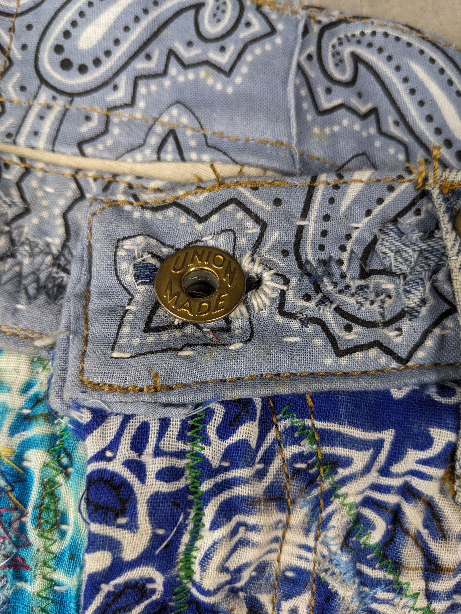 Levi's × Vintage Inspired Proleta Re Art Uroboros Kofu Levis Denim Size US 32 / EU 48 - 10 Thumbnail