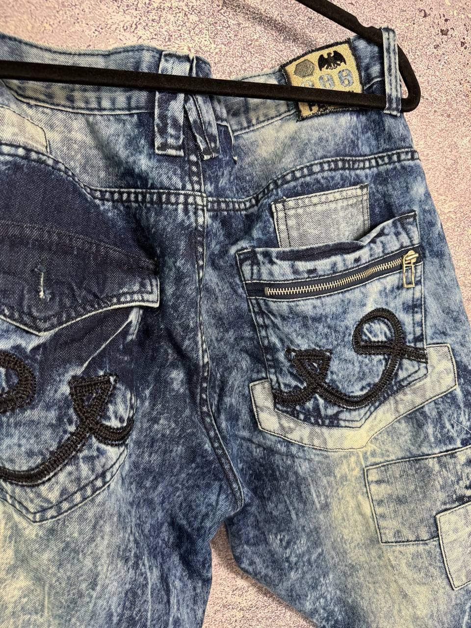 Designer × Japanese Brand × Vintage PEVIANI Jeans Men's Size 38 Moto Acis Wash Straight Size US 38 / EU 54 - 25 Thumbnail