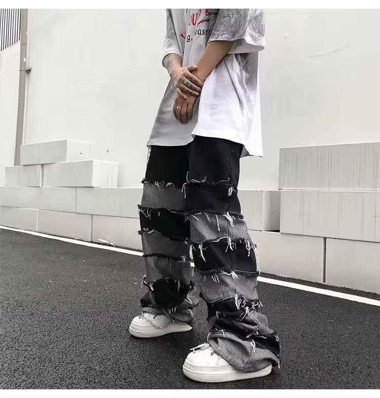 Japanese Brand × Vintage vintage jeans with tassels Size US 38 / EU 54 - 5 Thumbnail