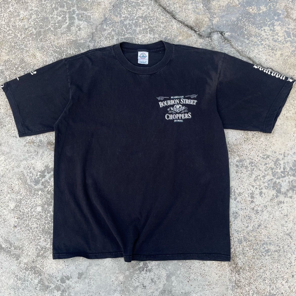 West Coast Choppers Vintage 90s Choppers Bourbon Street Nice Print Out Design Size US L / EU 52-54 / 3 - 2 Thumbnail