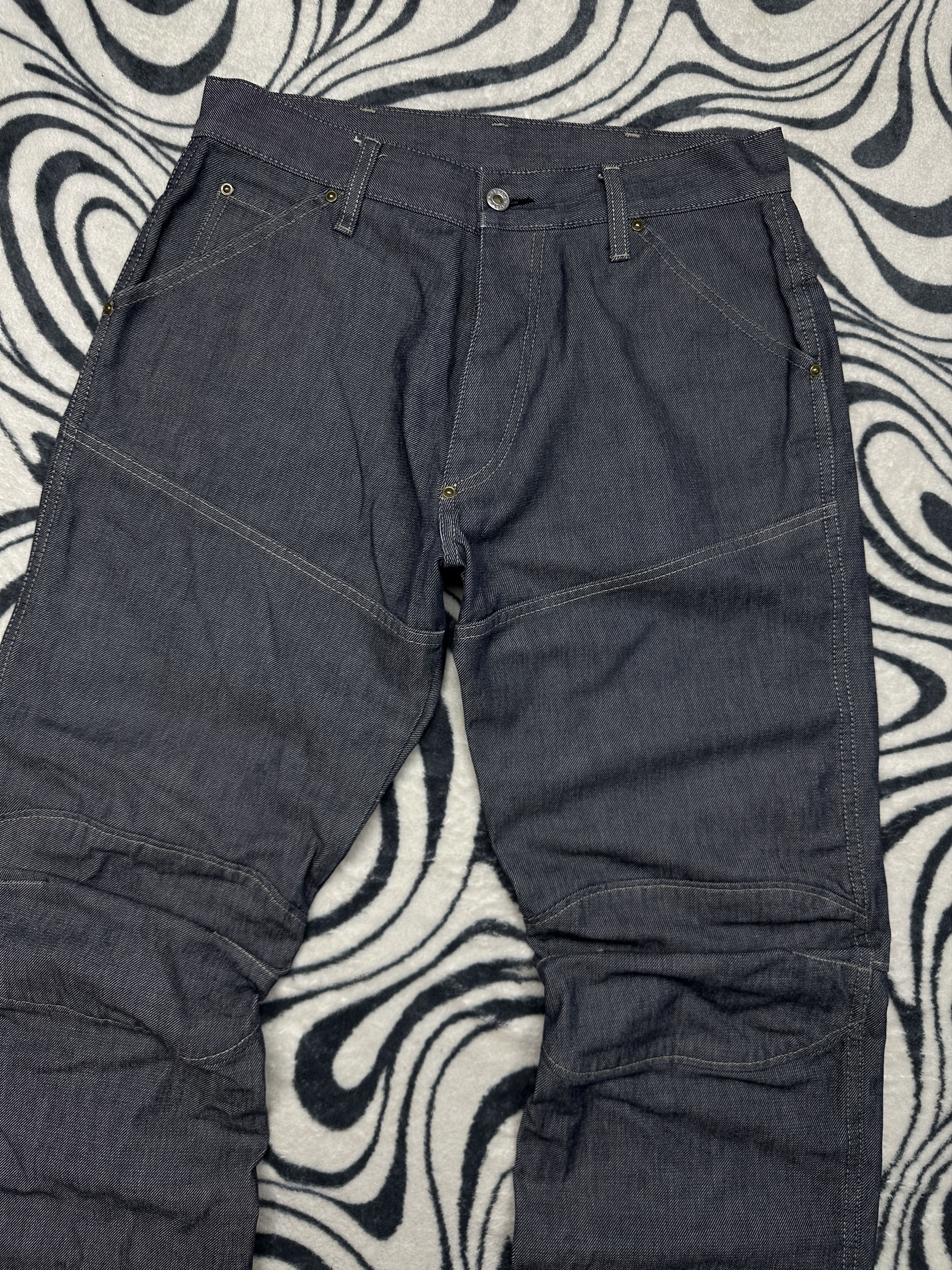 G-Star G Star Raw Shortcut Elwood Denim Pants Double Knee Jeans Size US 33 - 2 Thumbnail
