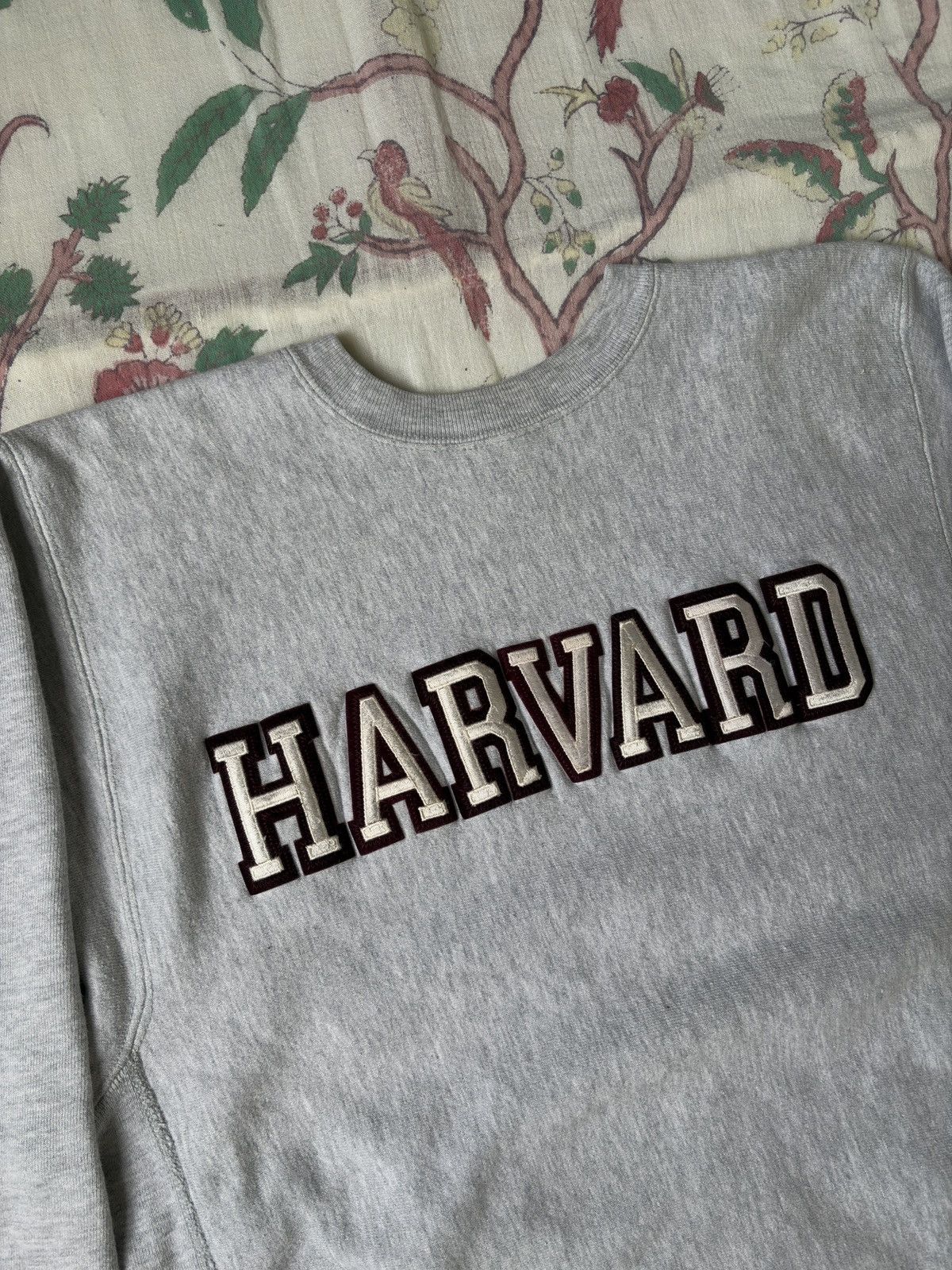 Champion Vintage 90s Harvard Champion reverse weave crewneck Size US XL / EU 56 / 4 - 3 Thumbnail