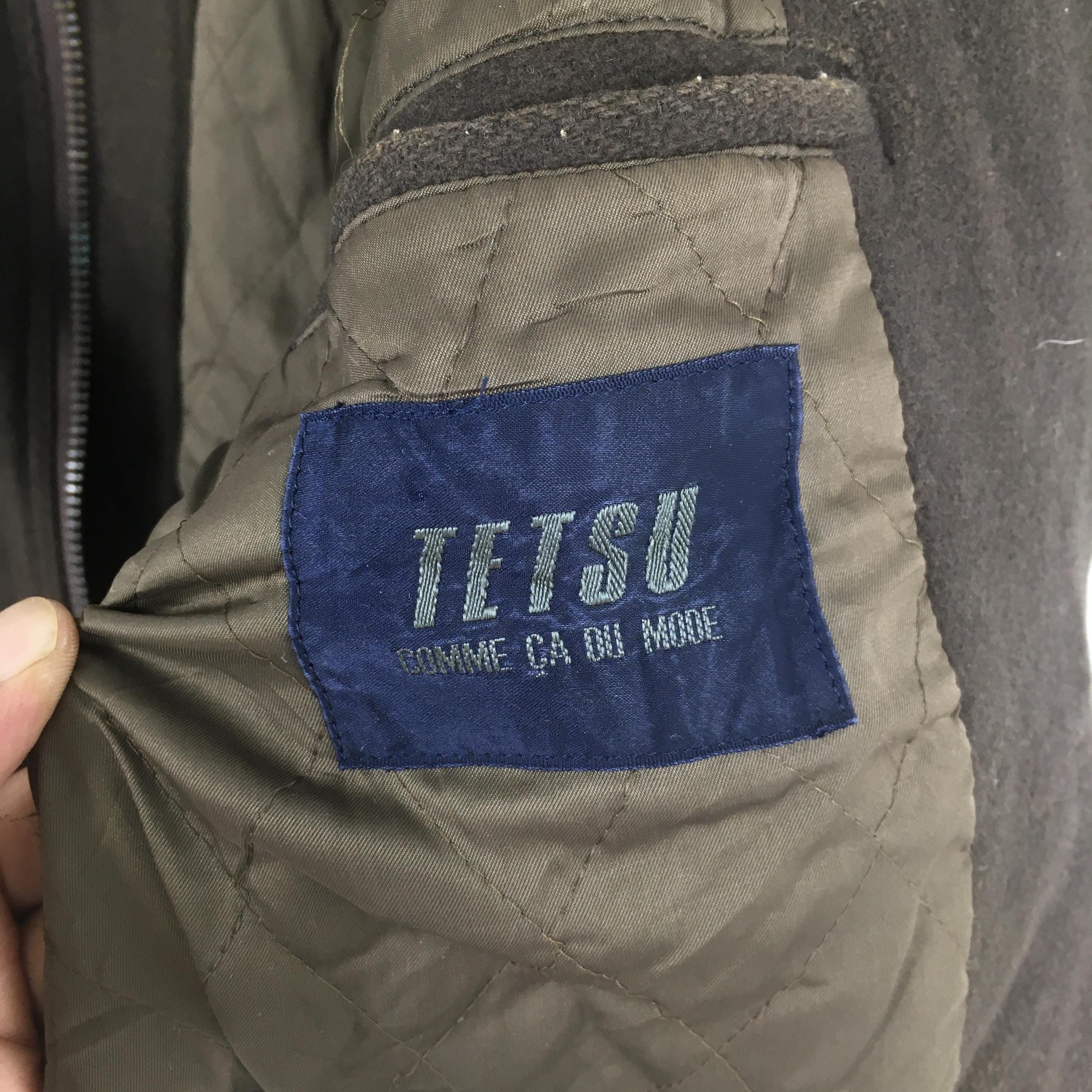 Japanese Brand Vintage 80s Tetsu Comme Ca Du Mode Wool Varsity Jacket Large Size US L / EU 52-54 / 3 - 7 Thumbnail