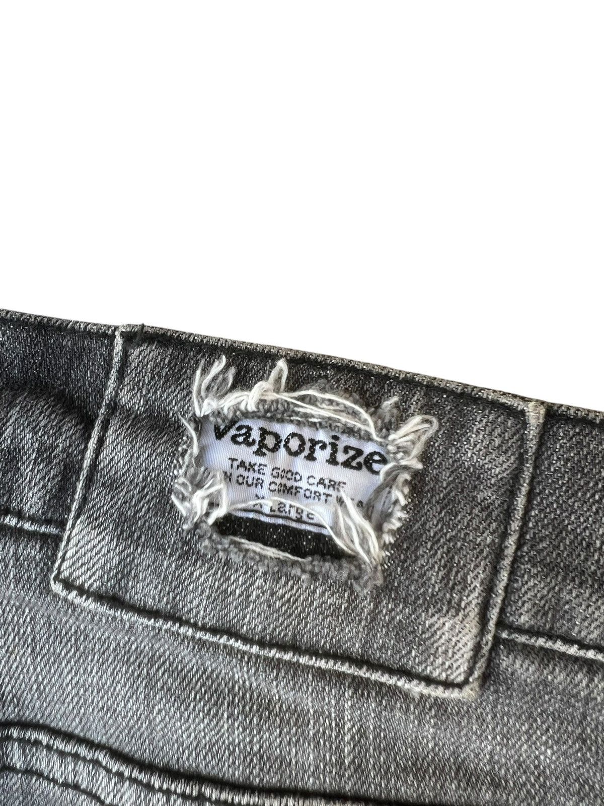 Beams Plus Beams X Vaporize Distressed Stretch Denim Flare Jeans Size US 32 / EU 48 - 18 Thumbnail