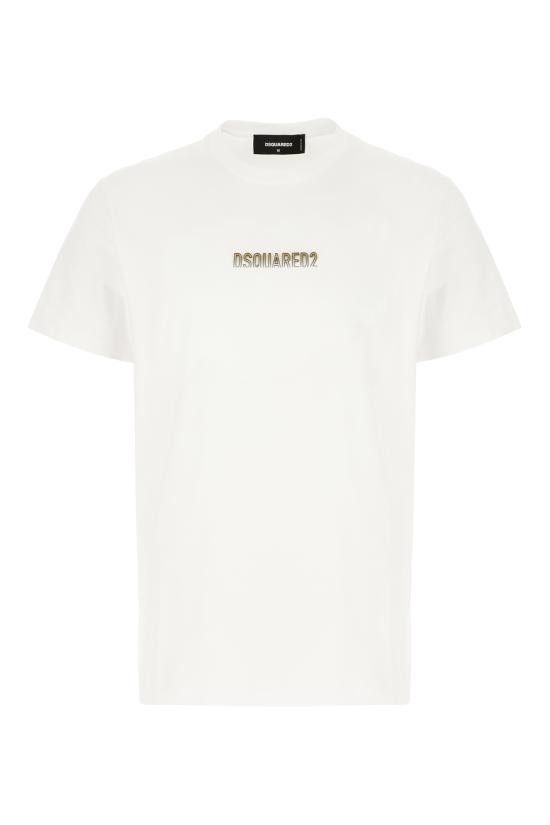 Dsquared2 DSQUARED2 Men T-Shirts S74GD1415D20020 100 WHITE Size US L / EU 52-54 / 3 - 1 Thumbnail