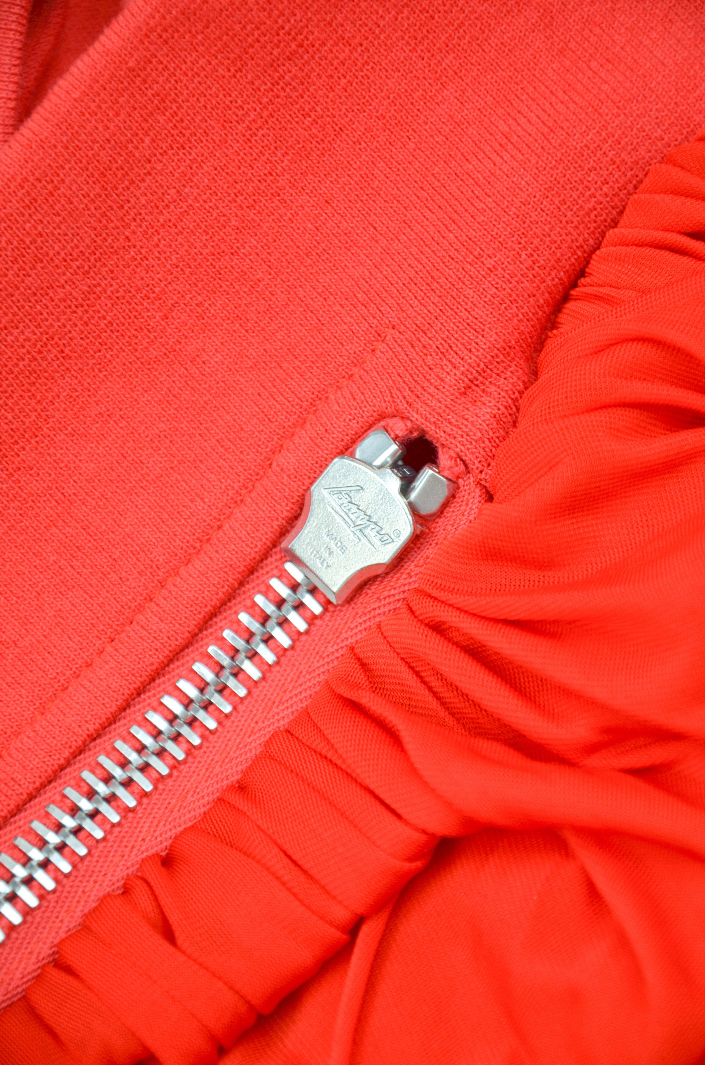 Alexander McQueen Alexander McQueen Red Draped Luxe Sweatshirt Style Dress 42 Size M / US 6-8 / IT 42-44 - 5 Thumbnail