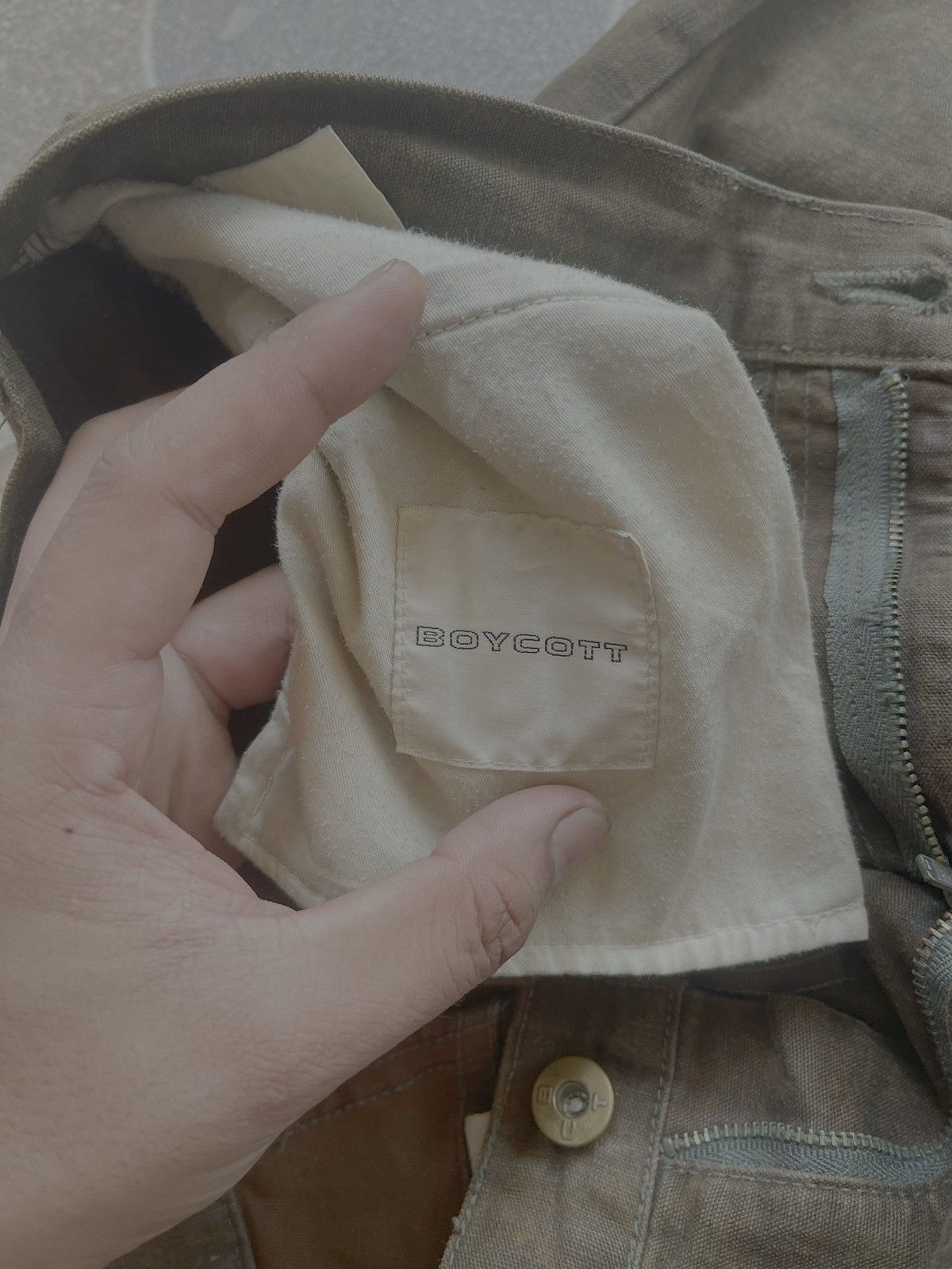 Boycott × If Six Was Nine × Japanese Brand Y2K Boycott mud max style ifsixwasnine jeans Size US 31 - 7 Thumbnail