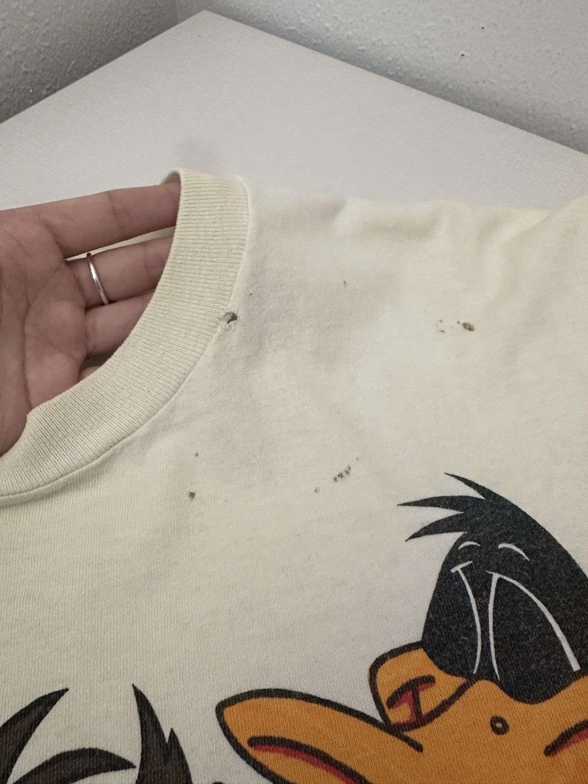 Warner Bros Vintage Looney Tunes Earner Bros TShirt Single Stitch Taz Size US XL / EU 56 / 4 - 6 Thumbnail