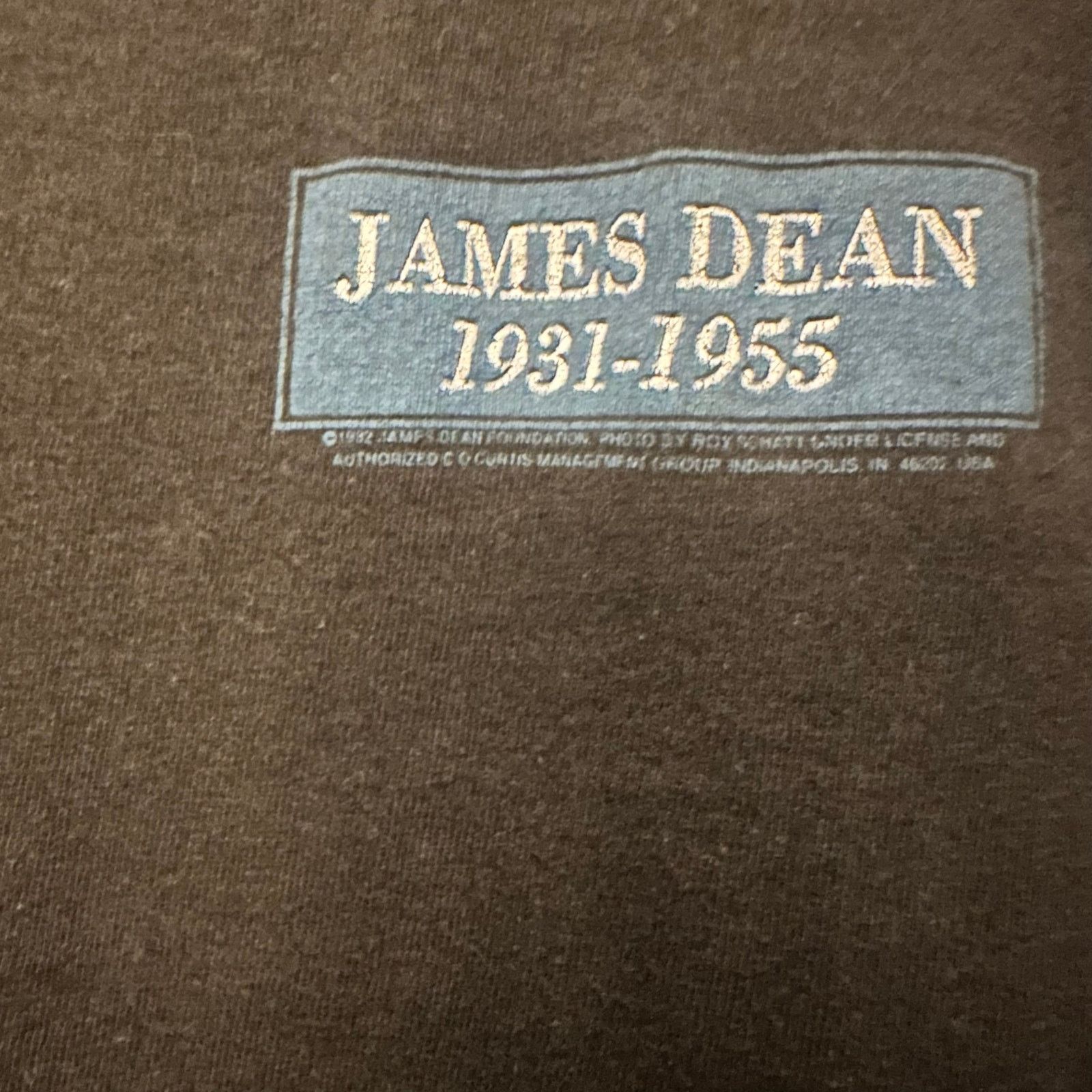 Hanes Vintage James Dean T-Shirt men’s XL 1982 Single Stitch Size US L / EU 52-54 / 3 - 3 Thumbnail