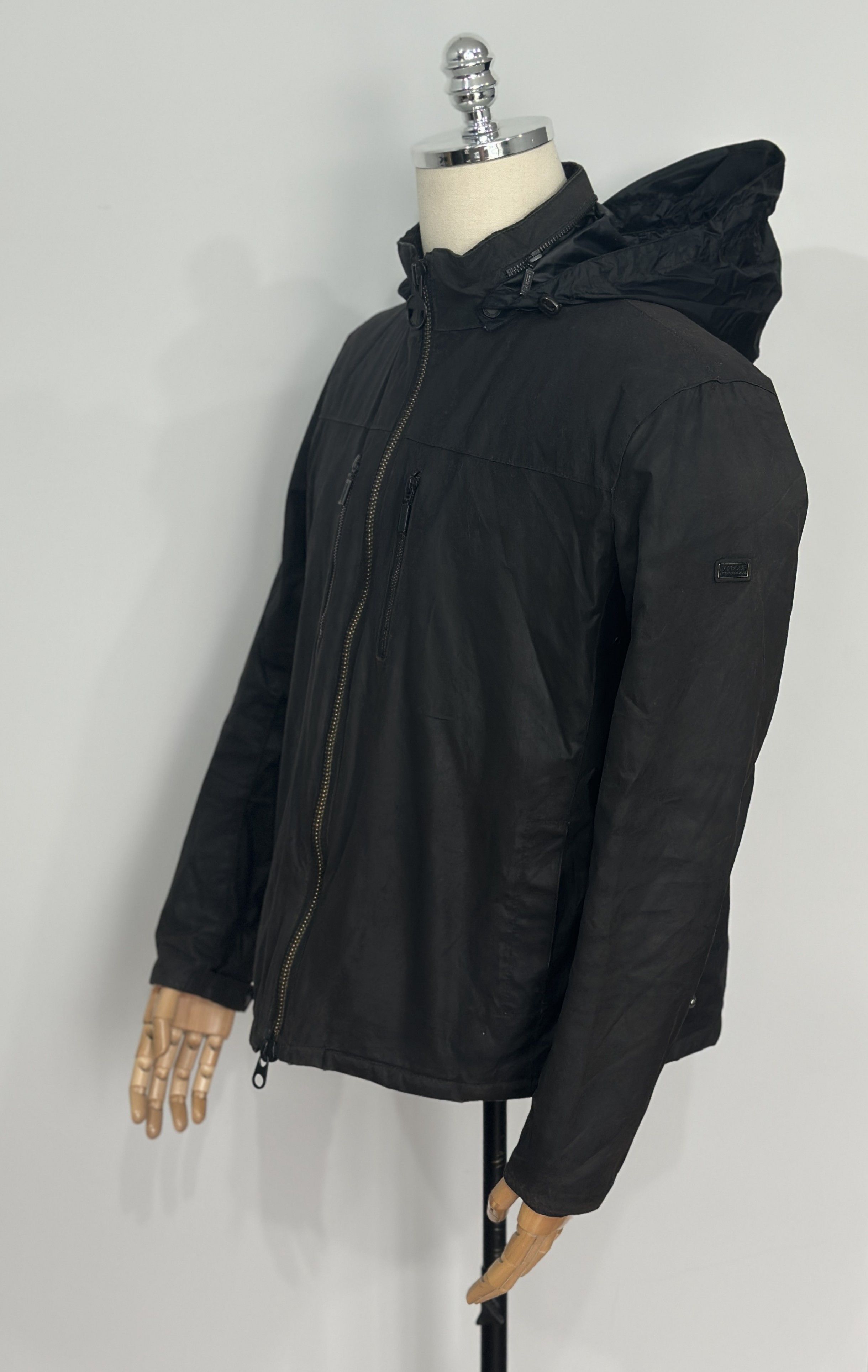 Barbour BARBOUR B.Intl Chaser WAX Hooded Jacket Size M British Style Size US M / EU 48-50 / 2 - 1 Thumbnail