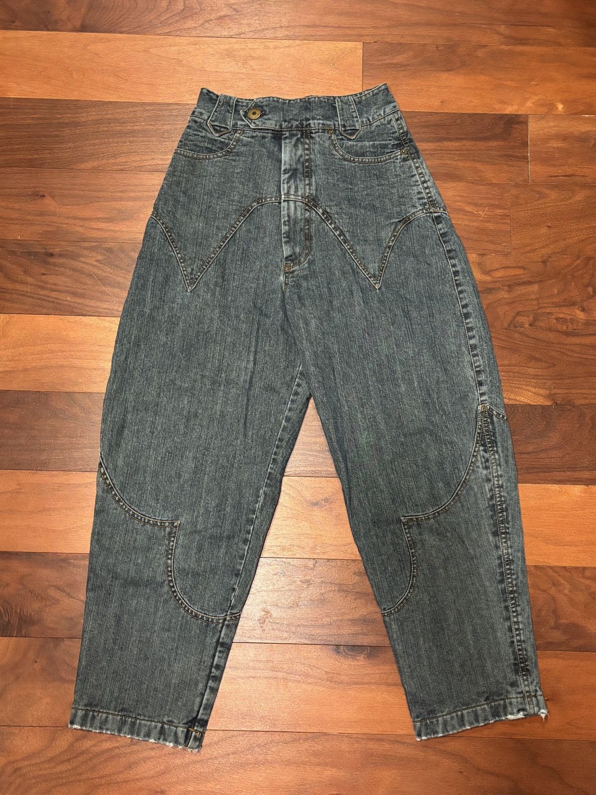 Vaquera Vaquera Rare High-Rise Balloon Denim Size 28" / US 6 / IT 42 - 1 Thumbnail