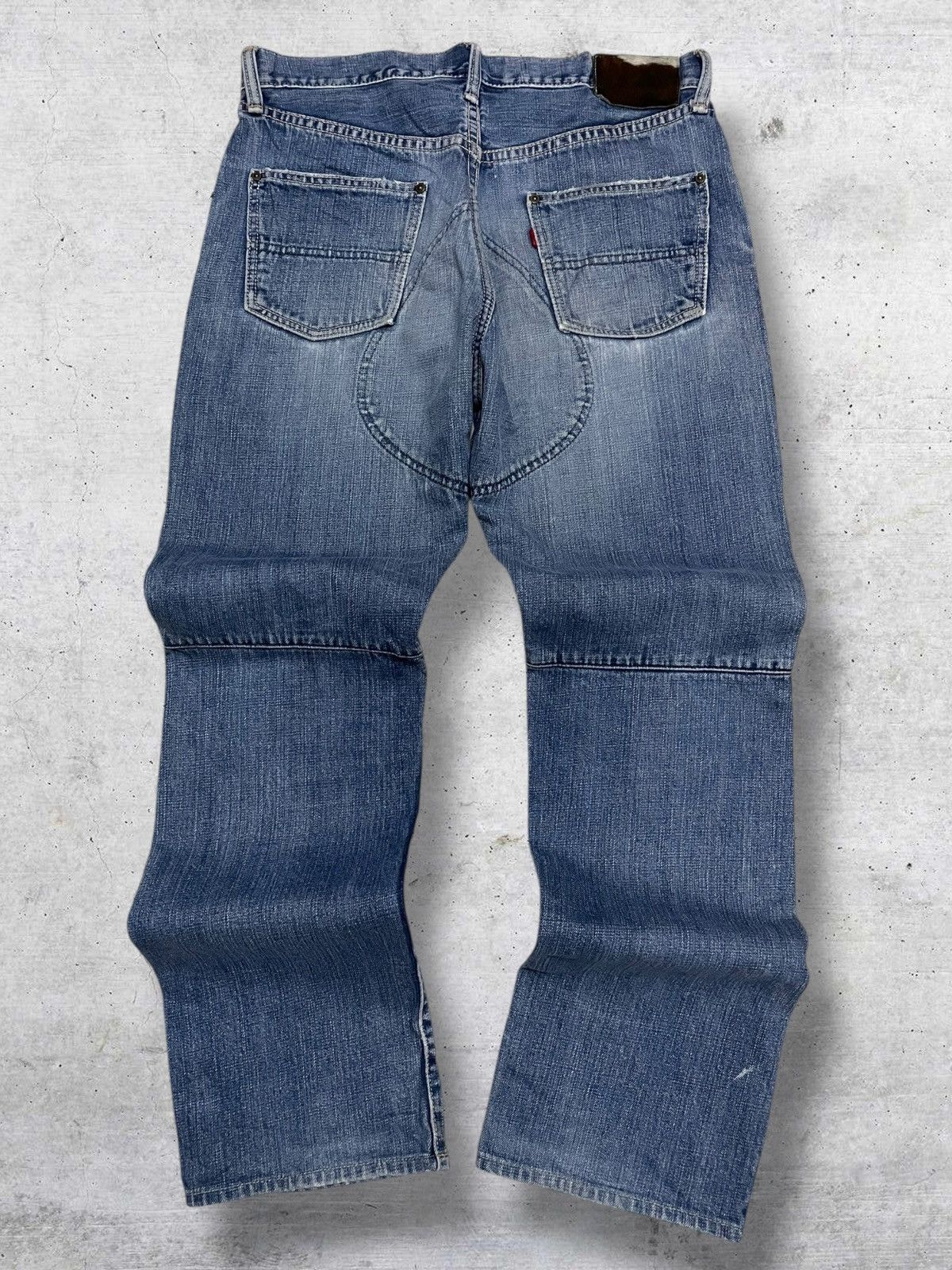 Japanese Brand VINTAGE STUDIO ECRU 90S JAPAN DESIGNER RARE DISTRESSED DENIM Size US 32 / EU 48 - 9 Thumbnail