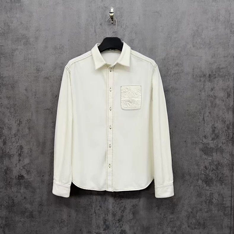Loewe LOEWE Relief Logo shirt jacket Size L / US 10 / IT 46 - 1 Thumbnail
