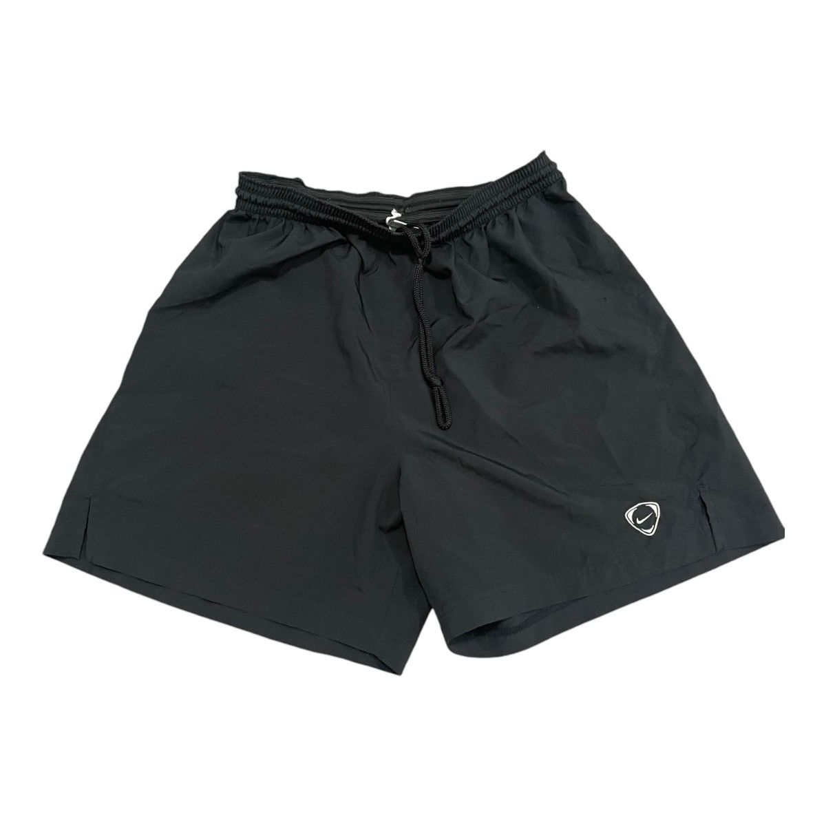 Nike × Vintage Vintage Nike Shorts Swoosh Size M Black Size US 32 / EU 48 - 4 Thumbnail