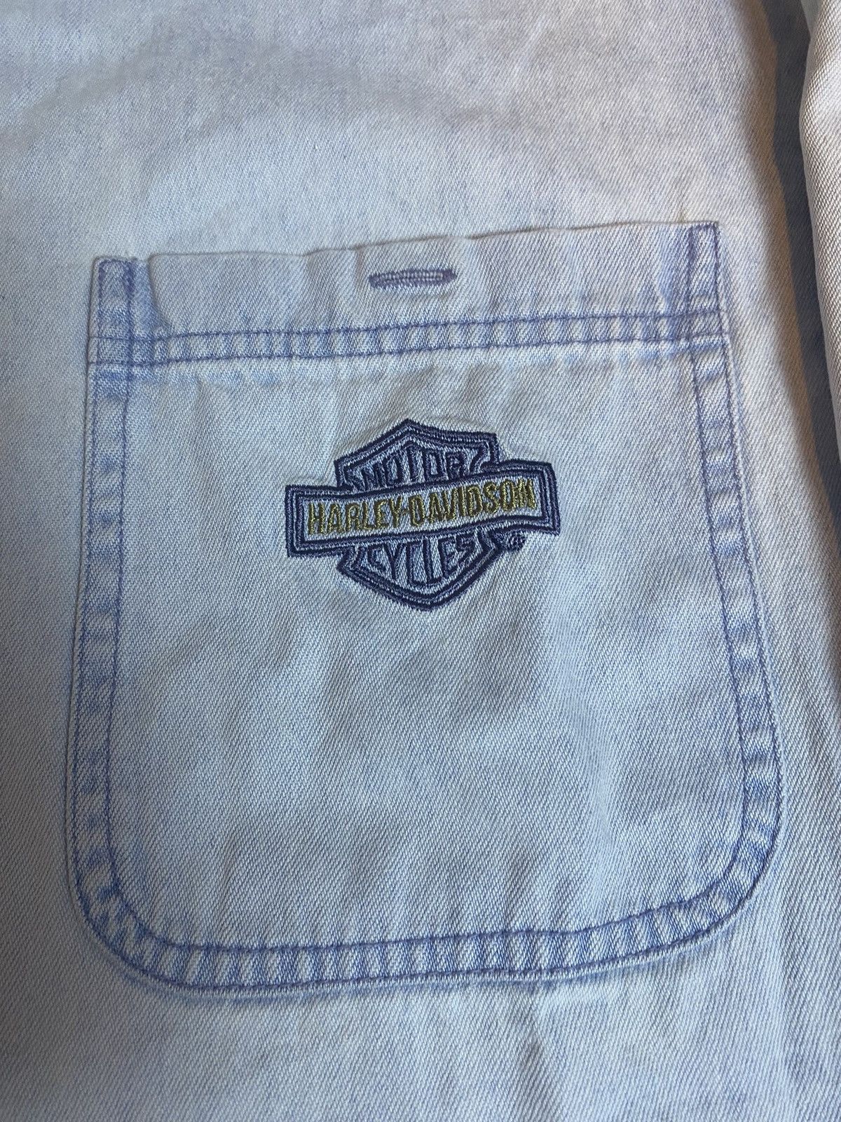Harley Davidson × Vintage Vintage Harley Davidson Shirt Size US XL / EU 56 / 4 - 3 Thumbnail