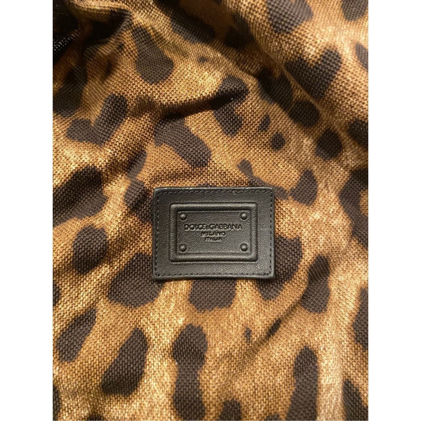 Dolce & Gabbana Dolce & Gabbana Short Sleeve Polo Top in Leopard Size 36 (US 4) Size S / US 4 / IT 40 - 14 Thumbnail