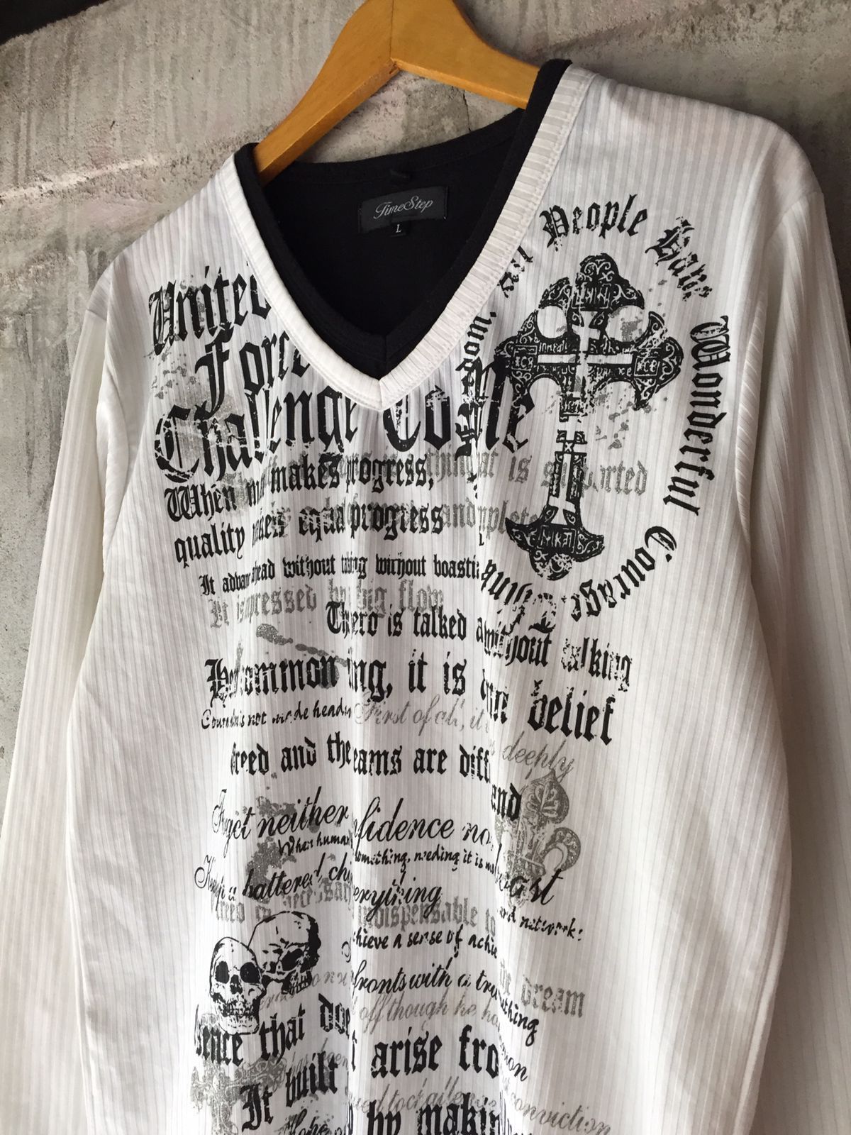 Hysteric Glamour TIME STEP ART DOUBLE LAYER LONG SLEEVE Size US L / EU 52-54 / 3 - 6 Thumbnail