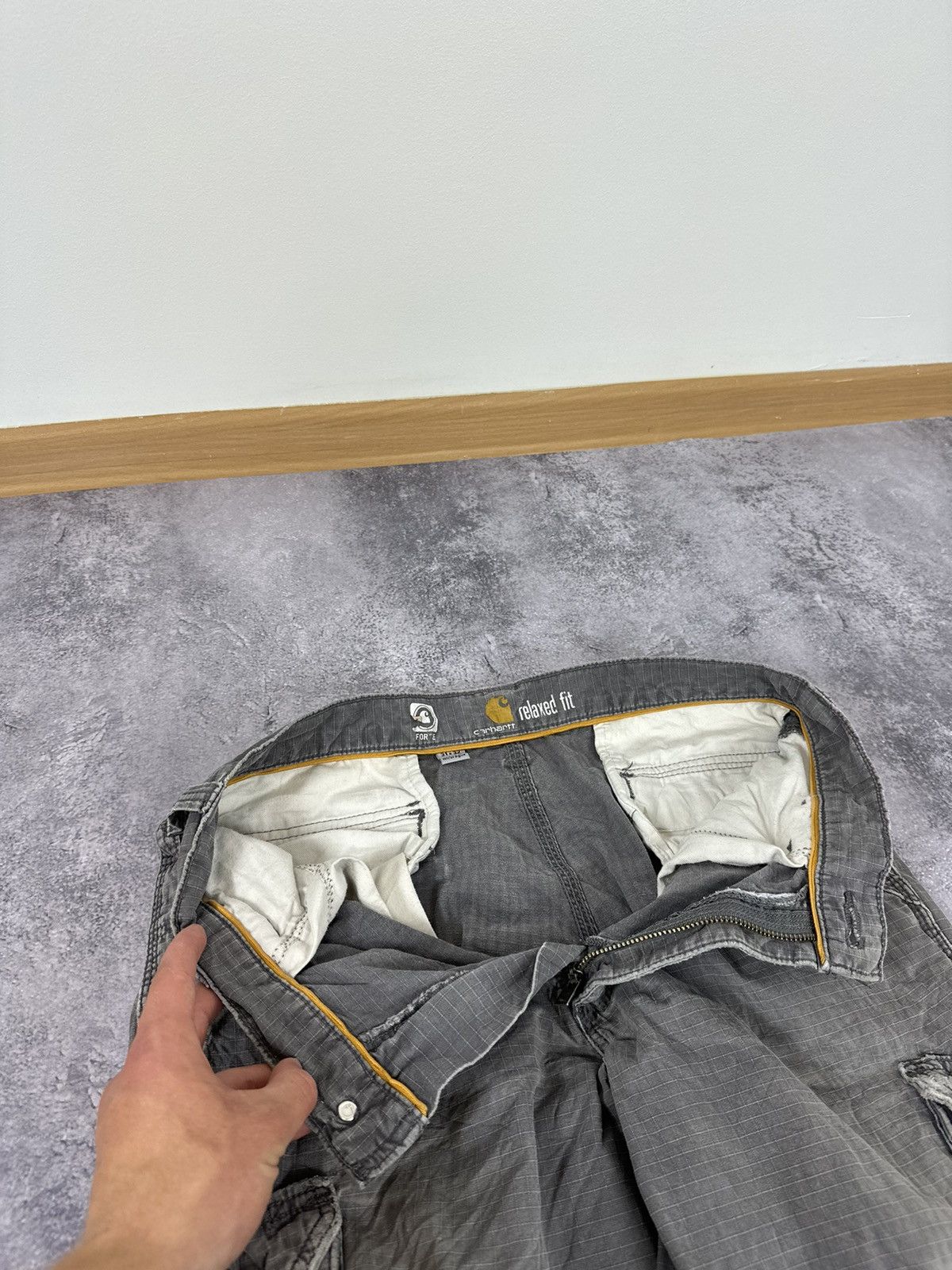 Carhartt Vintage Carhartt Distressed Cargo Opium Faded USA Work Pants Size US 32 / EU 48 - 19 Thumbnail