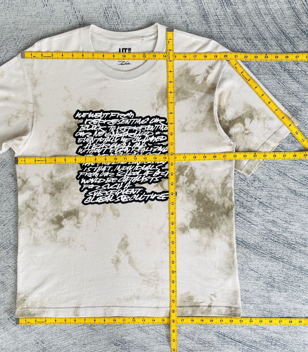 Futura × Japanese Brand × Uniqlo Uniqlo x Futura Tie Dye Shirt Size US L / EU 52-54 / 3 - 10 Thumbnail