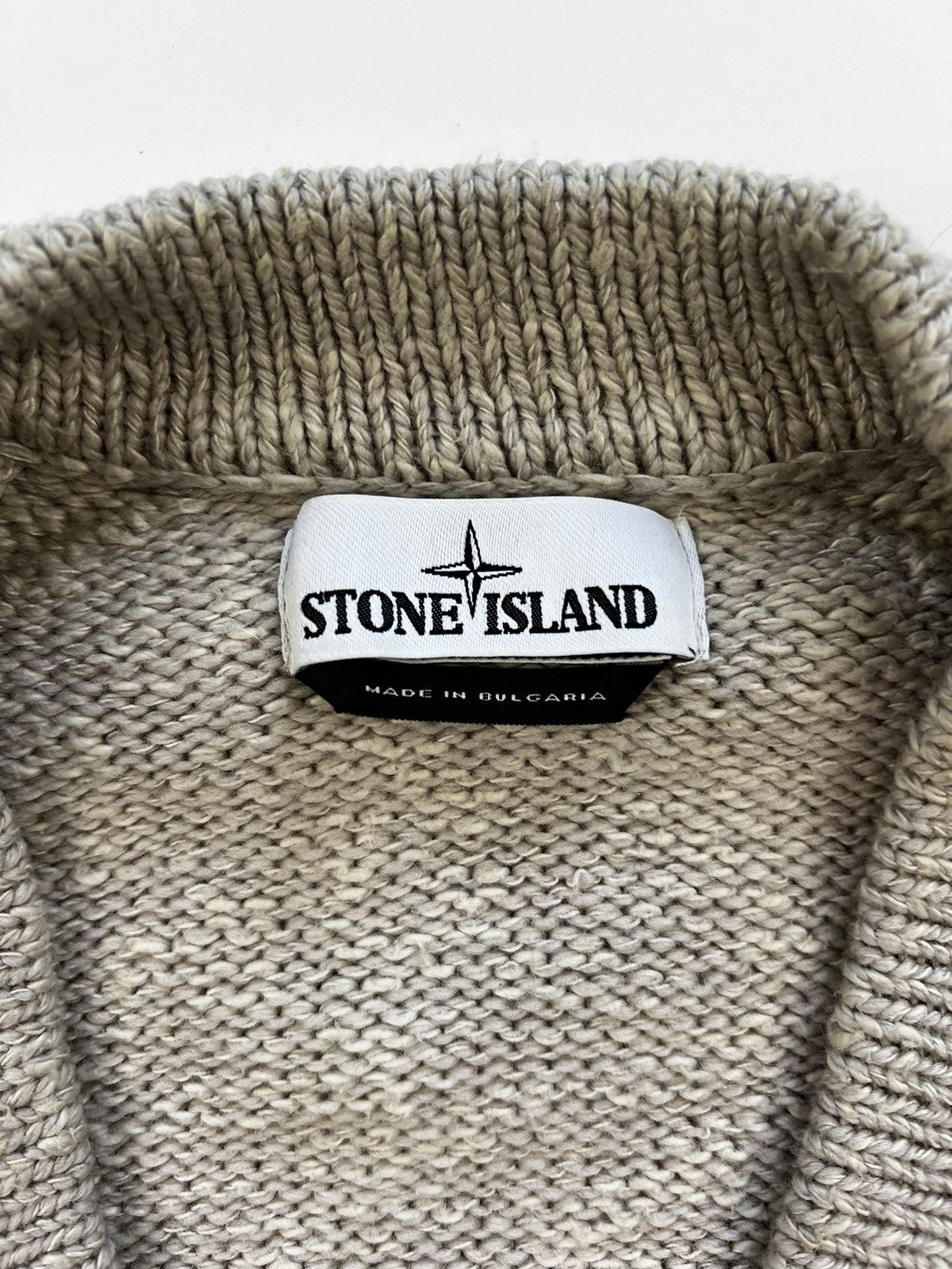 Stone Island Stone Island Chunky Heavy Knit Cardigan Sweater Size US M / EU 48-50 / 2 - 3 Thumbnail
