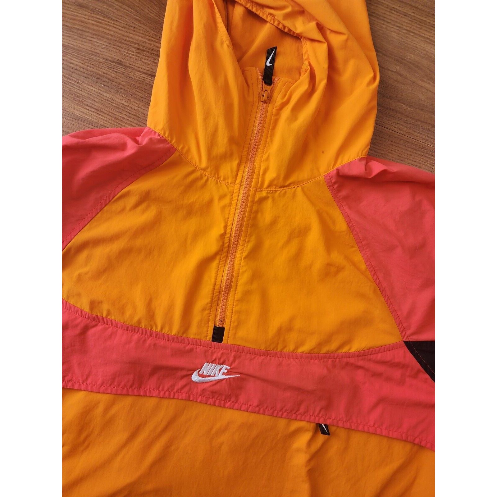 Nike Nike Sportswear Hooded Woven Jacket Bag 1997 Bright Ceramic Size US M / EU 48-50 / 2 - 3 Thumbnail