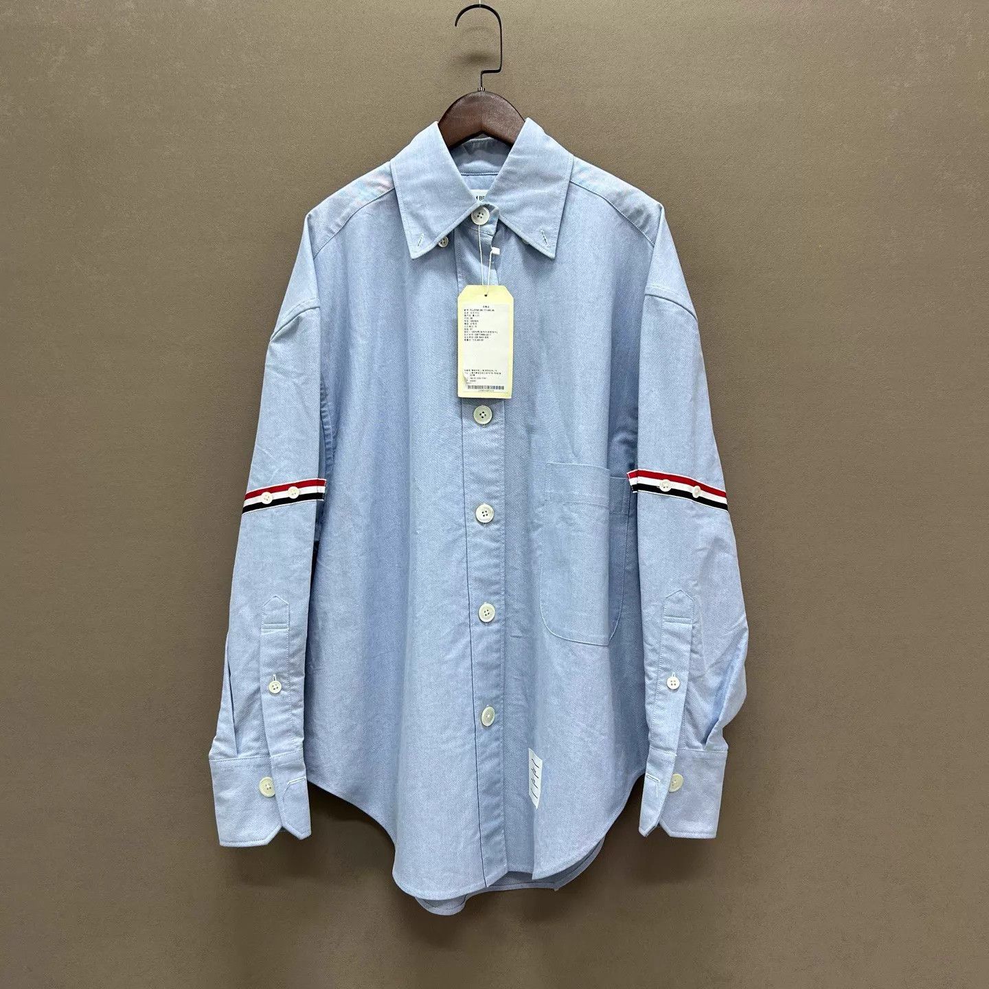 Thom Browne THOM BROWNE Women's New Pointed Collar LS Cotton Shirt 36 Size XS / US 0-2 / IT 36-38 - 1 Thumbnail