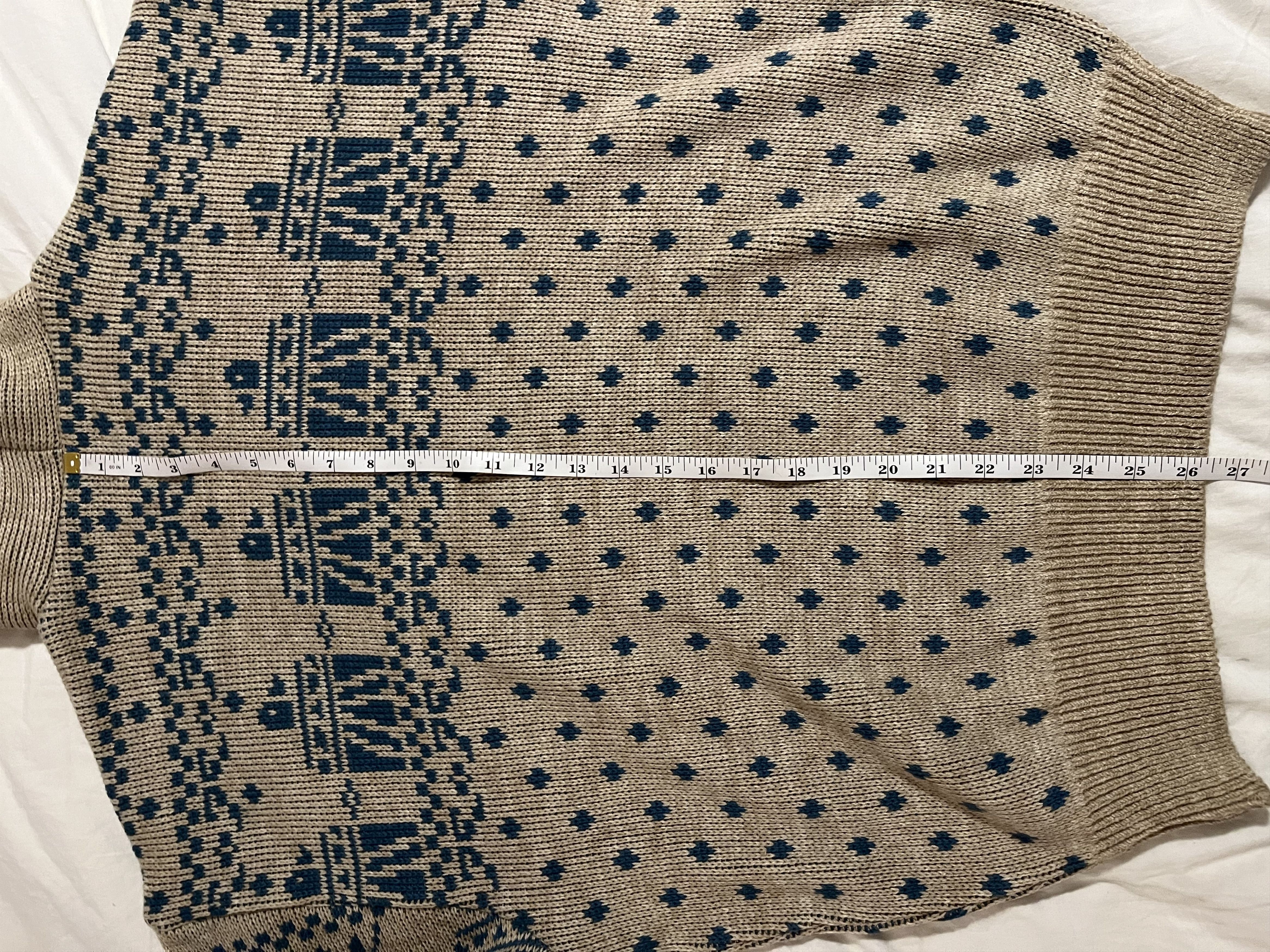 Kapital 5G Jacquard Knit Hood Sweater (Santo Domingo) Size US L / EU 52-54 / 3 - 4 Thumbnail