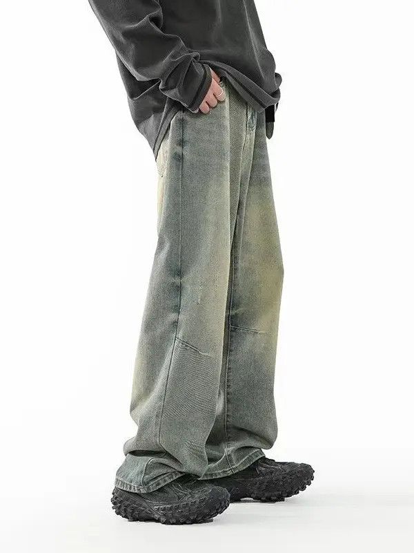 Japanese Brand × Jean Retro loose wide leg high street jeans Size US 32 / EU 48 - 3 Thumbnail