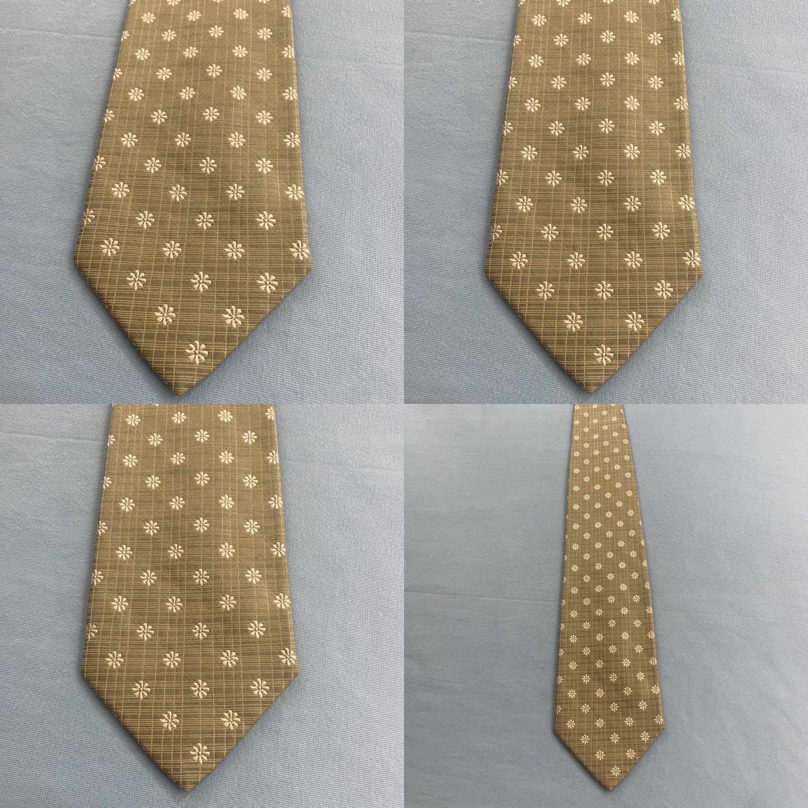 Vintage VINTAGE XMI Tie 100% Silk USA Light Green Necktie Business Formalwear 57"-60" Striped Classic Width Men Mens Size ONE SIZE - 9 Thumbnail