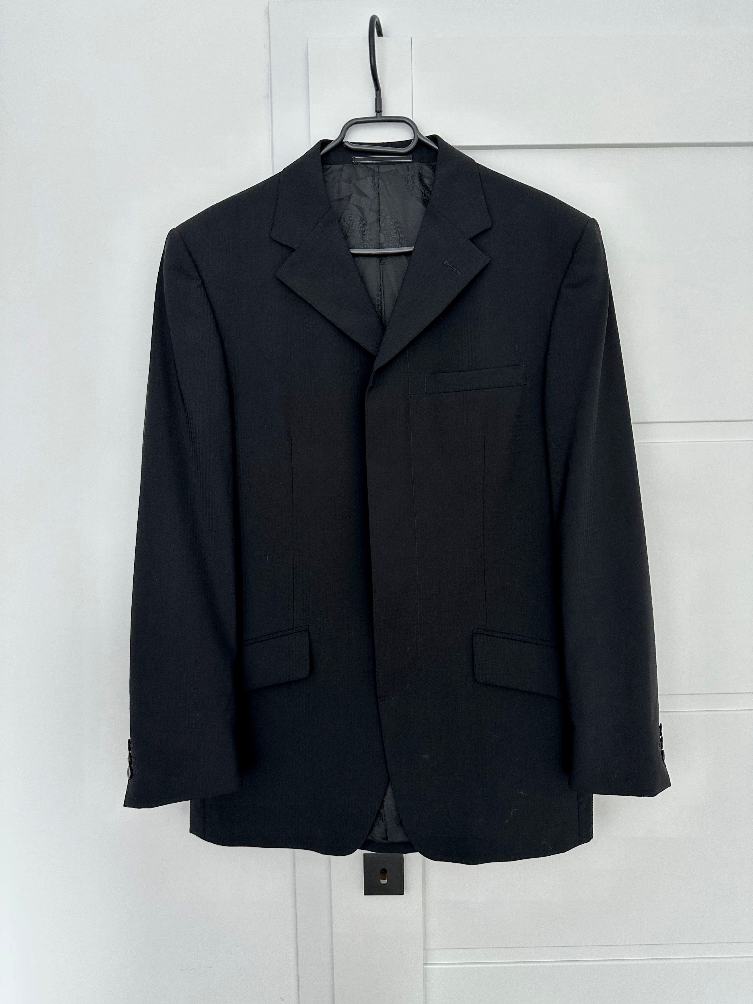 Versace Versace V2 Wool blend black Blazer jacket Size US M / EU 48-50 / 2 - 1 Thumbnail