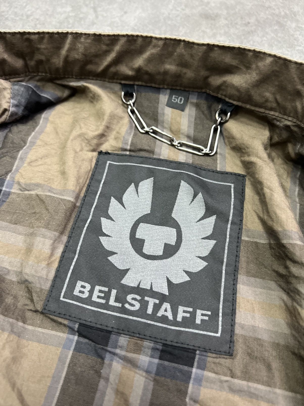 Belstaff × Vintage Vintage Belstaff cropped biker racing nylon Jacket Size US M / EU 48-50 / 2 - 8 Thumbnail