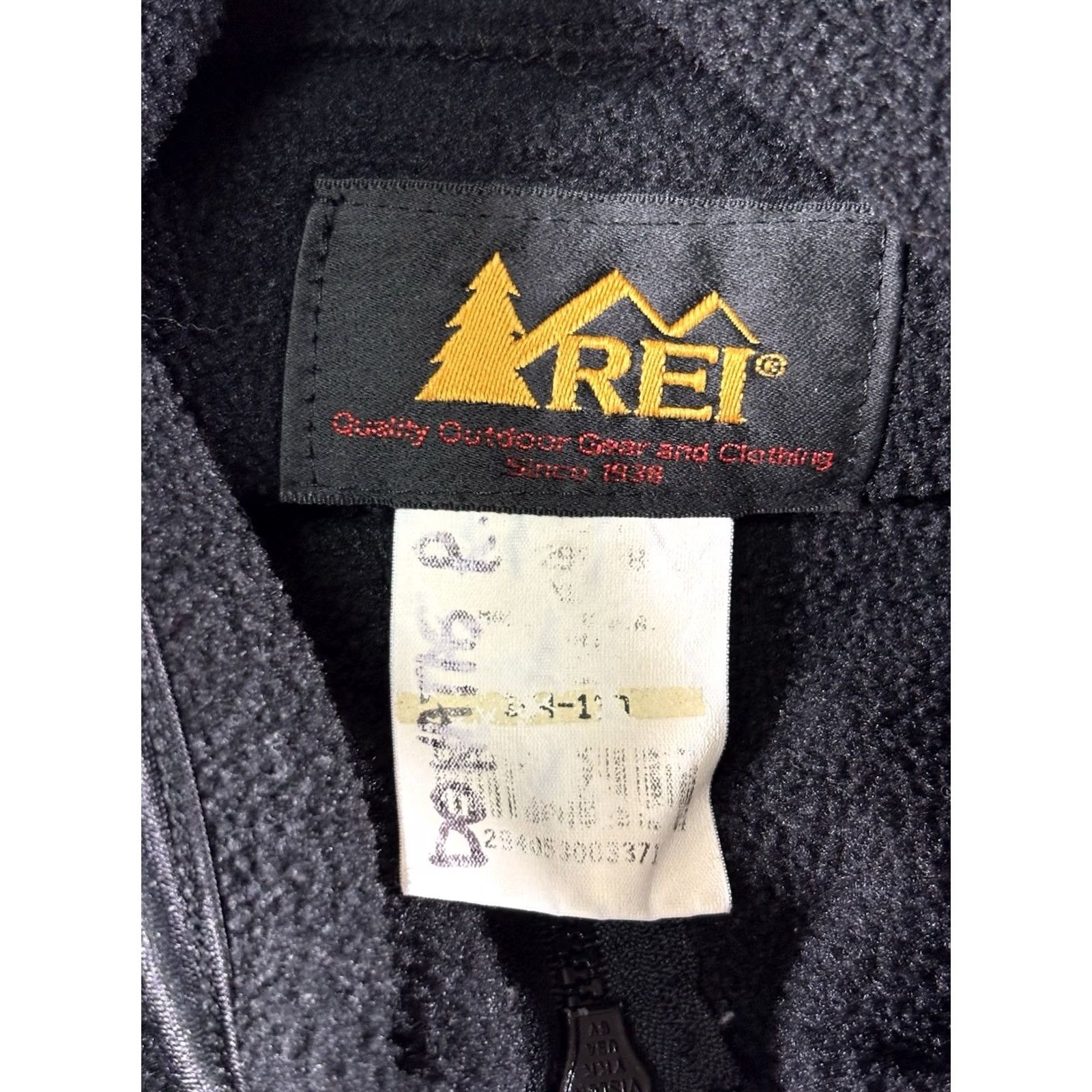Vintage VINTAGE REI Fleece Quarter Zip Sweater Blue & Black Mens Large Hiking Outdoors Shirt Size US L / EU 52-54 / 3 - 2 Thumbnail