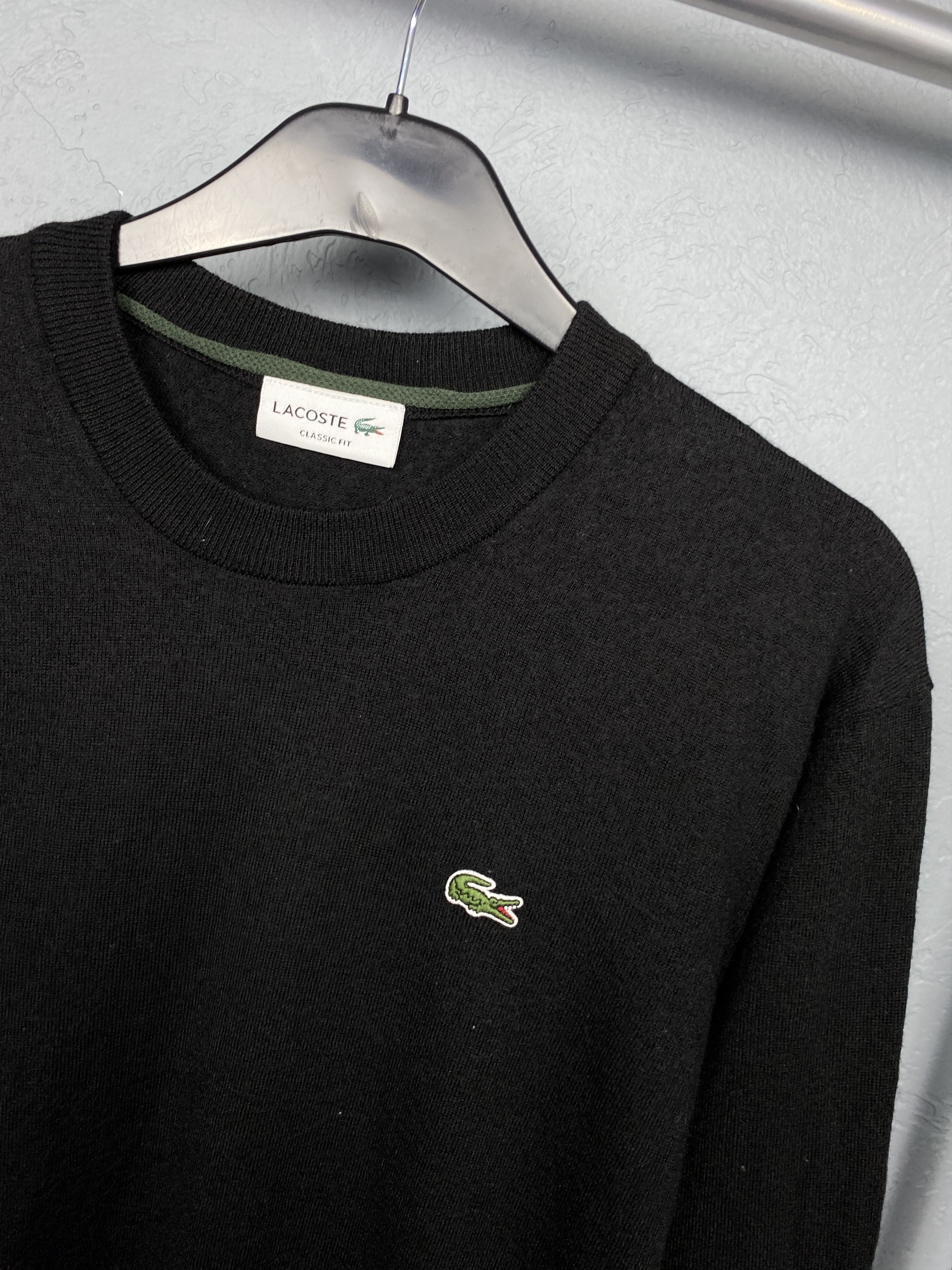 Lacoste Lacoste Vintage Mens Wool Knit Crew Neck Sweater Size US L / EU 52-54 / 3 - 2 Thumbnail